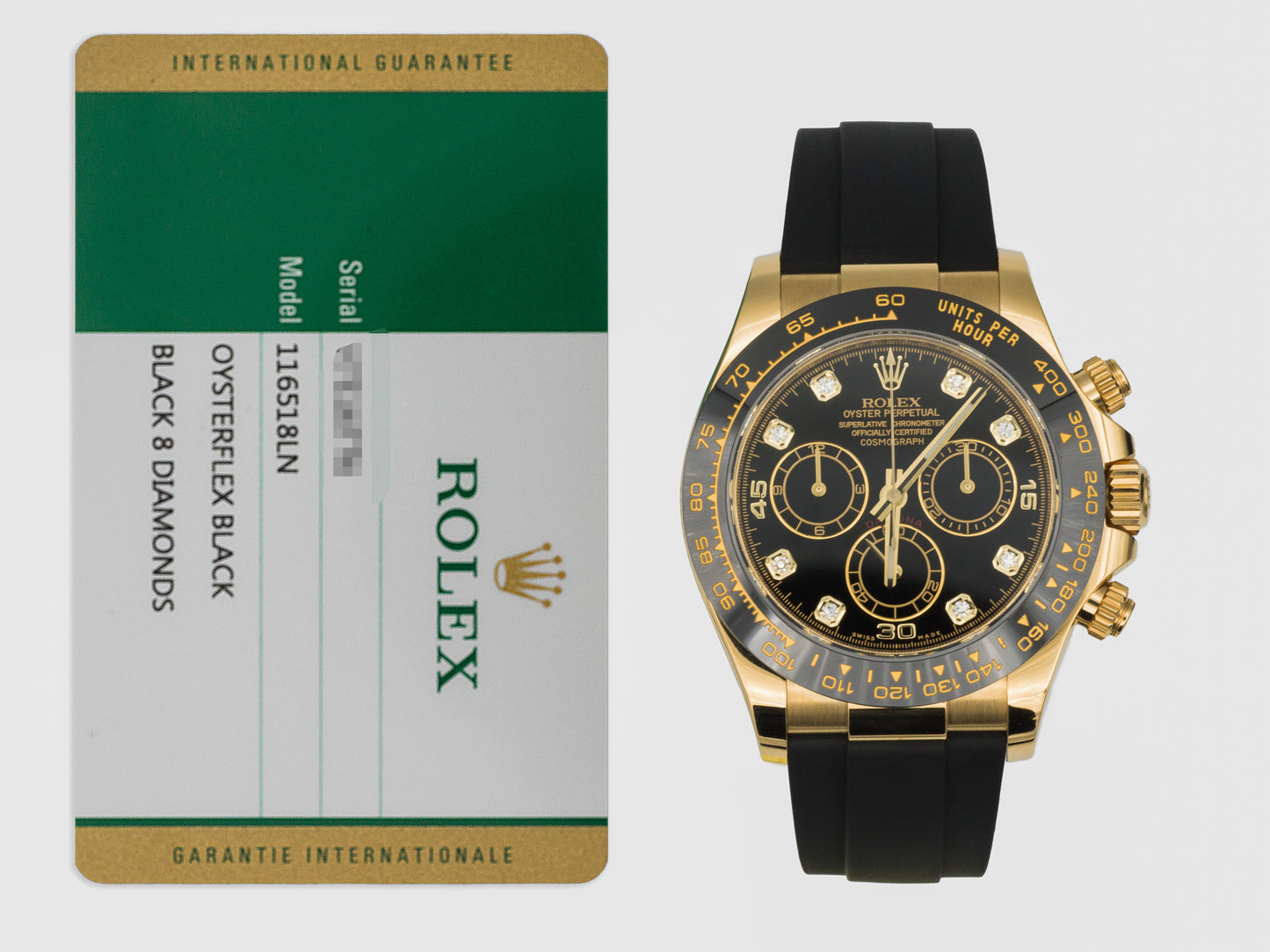 Rolex Daytona 116518LN with Card