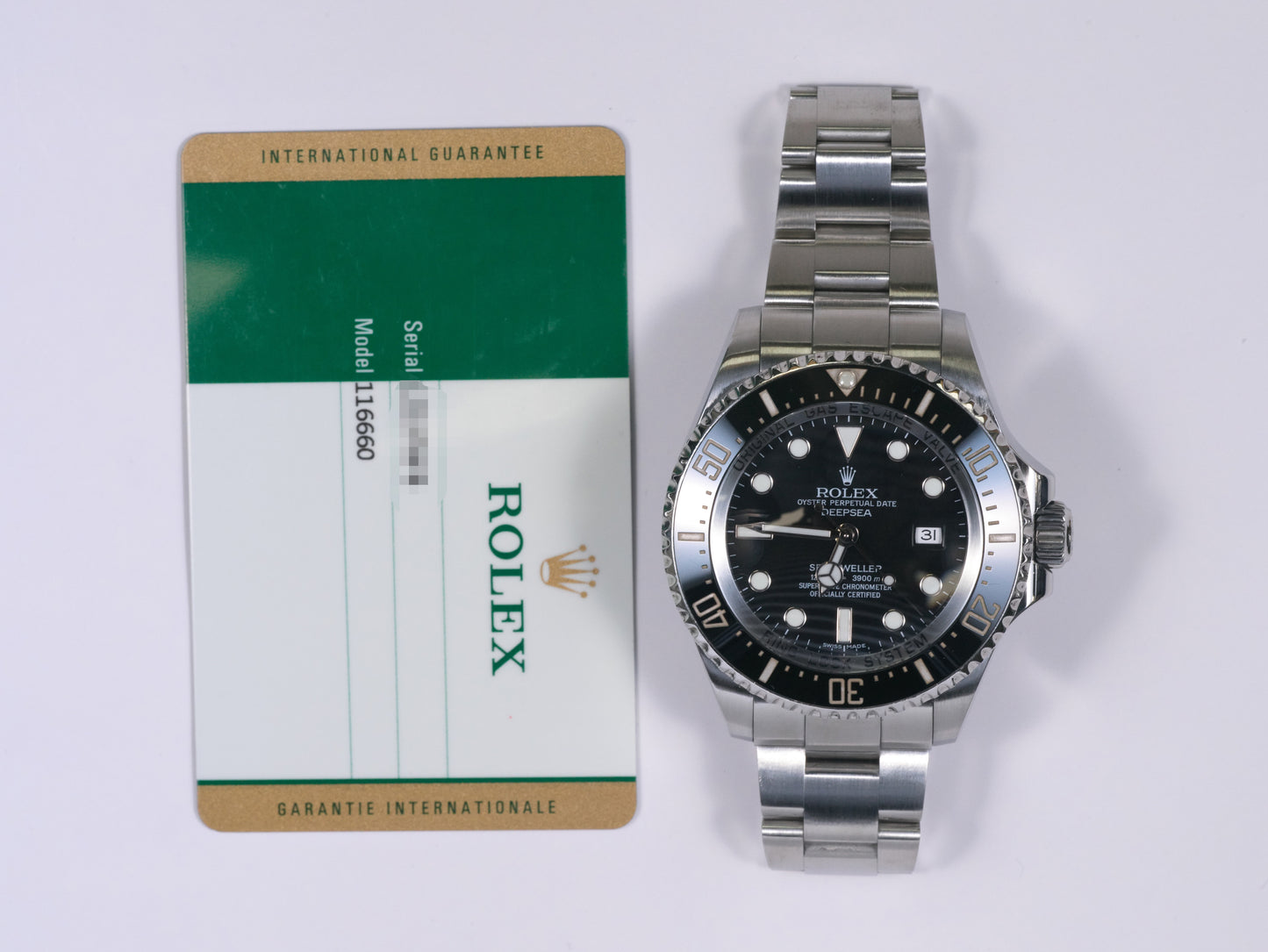 Rolex Sea-Dweller 116660 with Card