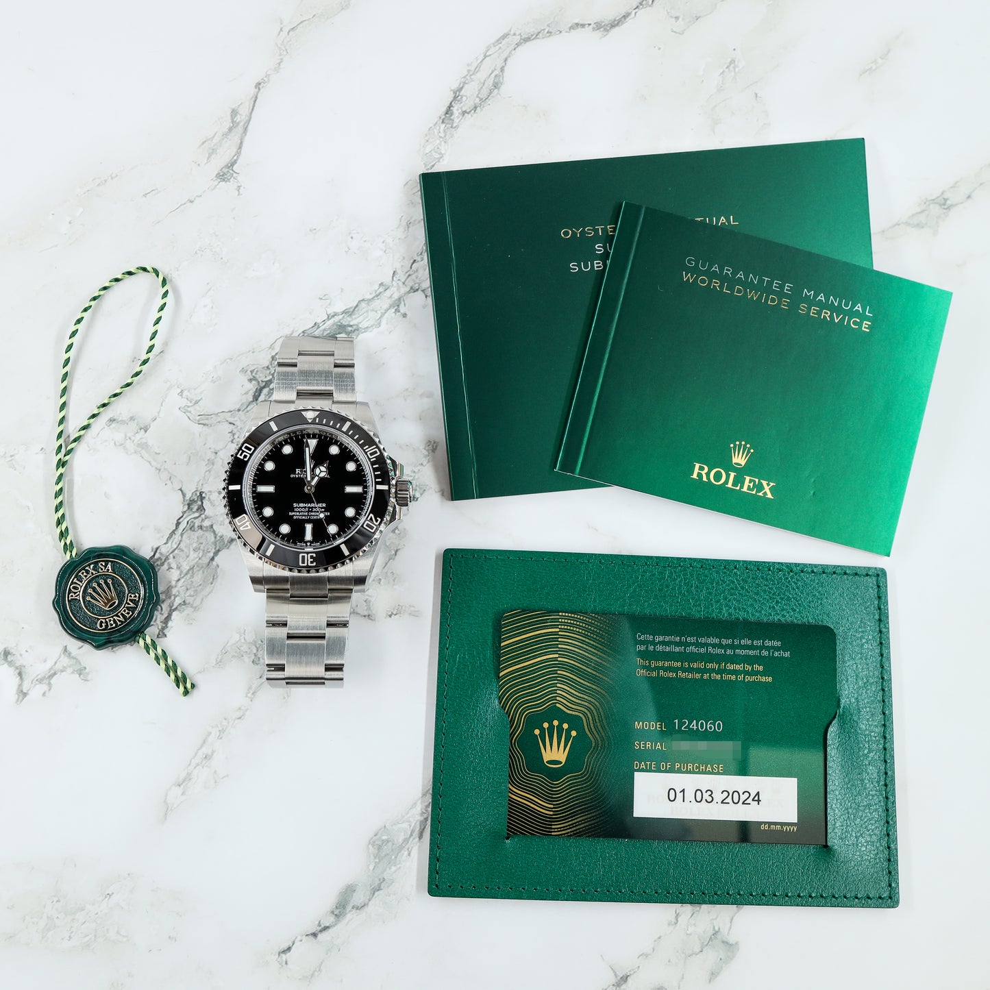 Rolex Oyster Perpetual 124060 Full Set