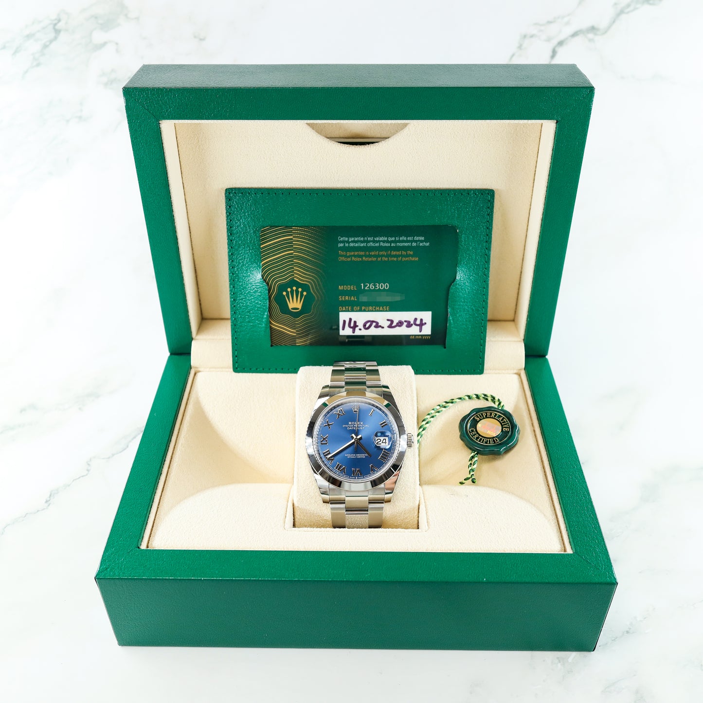 Rolex Datejust 126300 Full Set