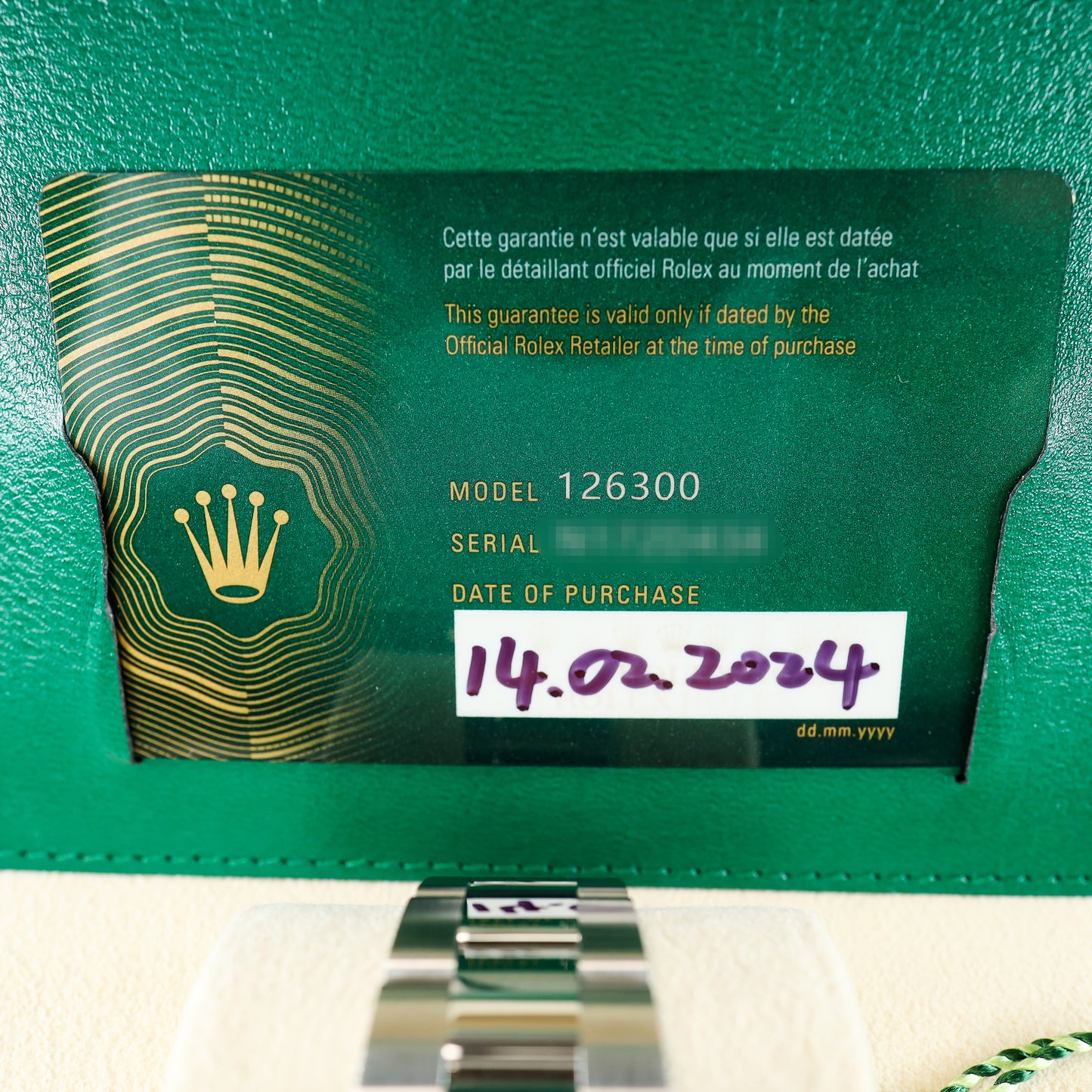 Rolex Datejust 126300 Full Set