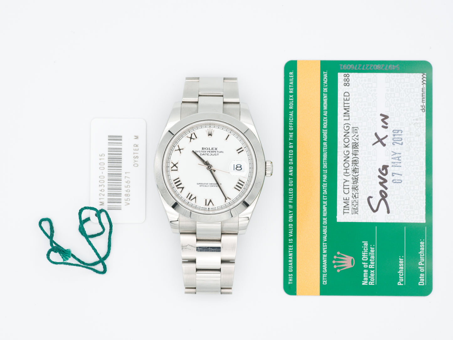 Rolex Datejust 126300 with Card