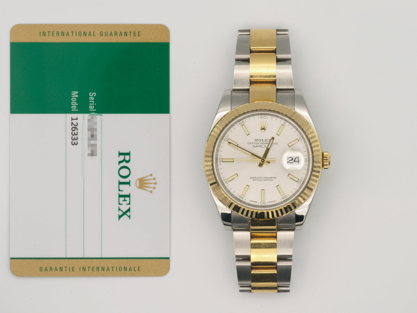 Rolex Datejust 126333 with Card