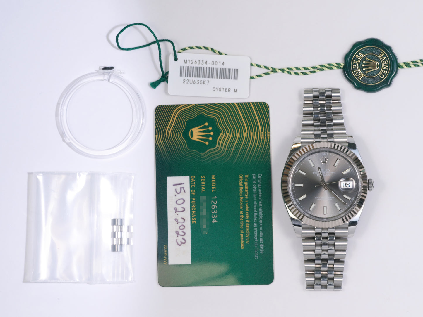 Rolex Datejust 126334 with Card