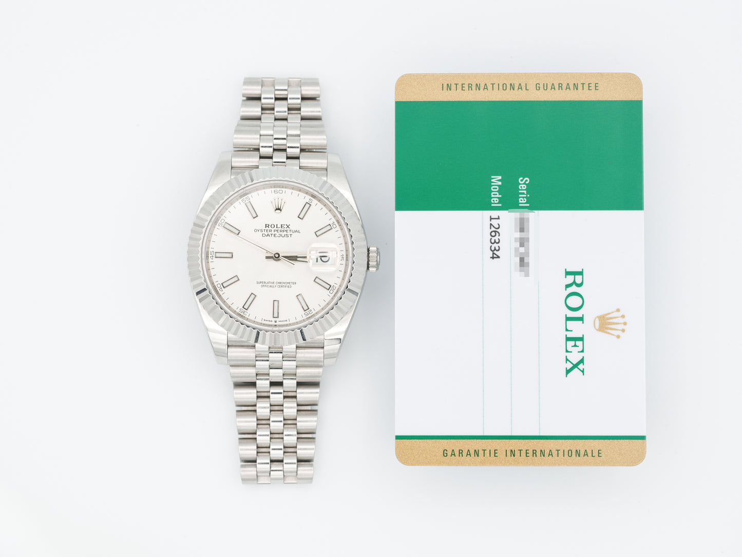Rolex Datejust 126334 with Card