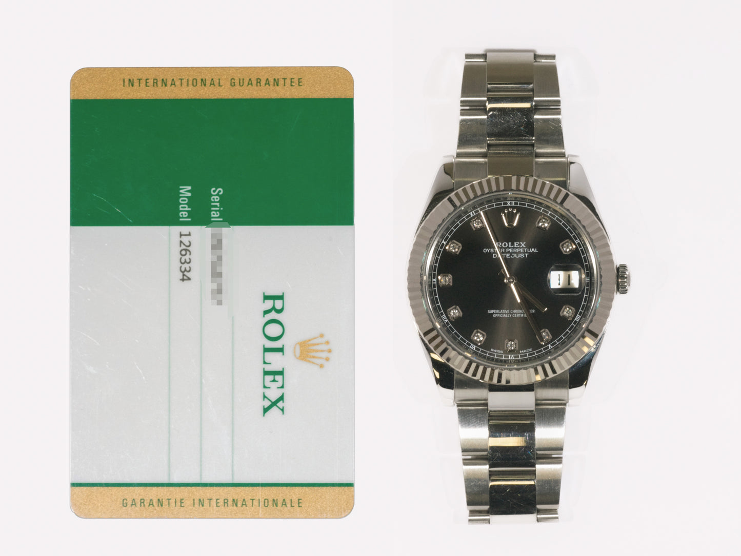 Rolex Datejust 126334 with Card