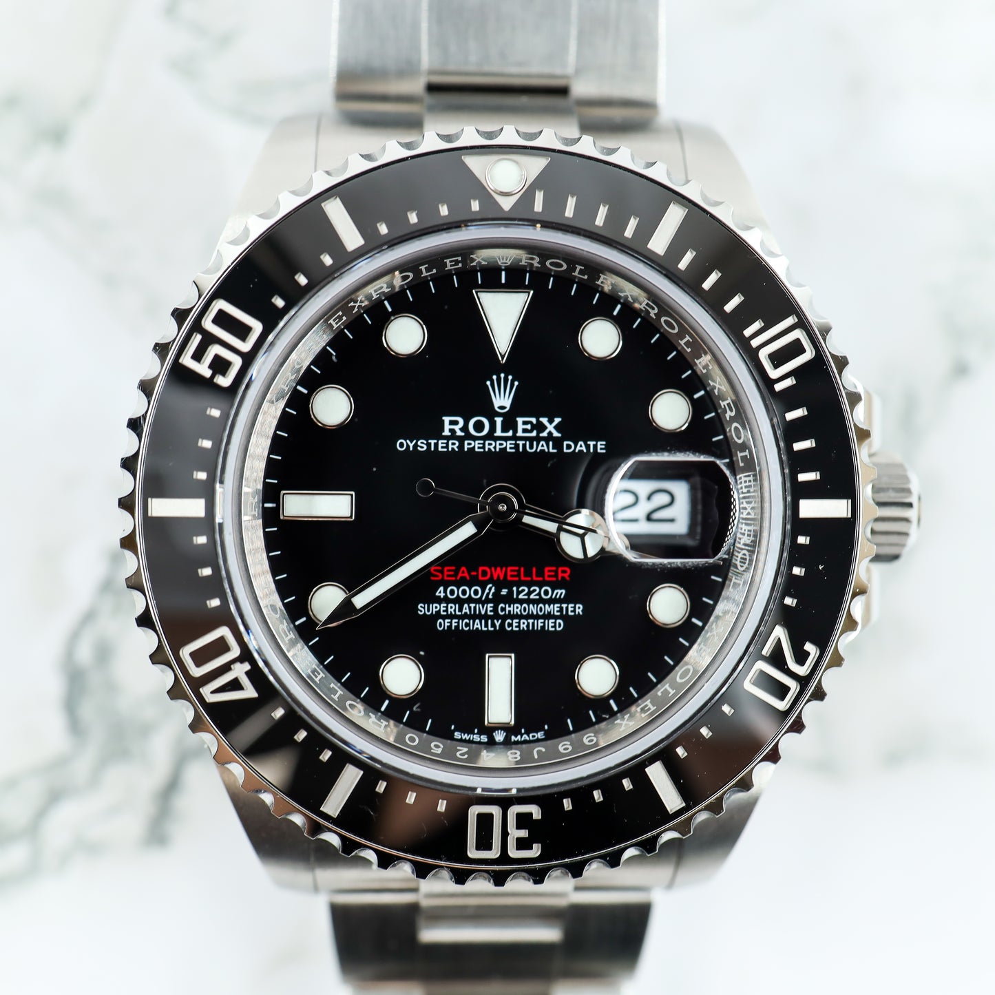 Rolex Sea Dweller 126600 with Card