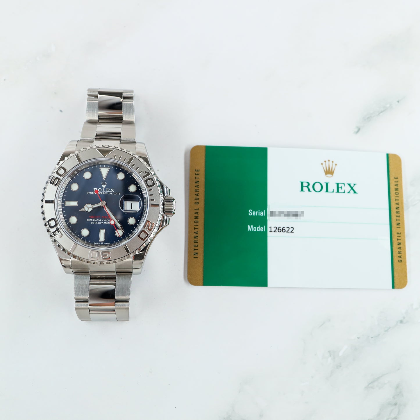 Rolex Yacht-Master 126622 with Card