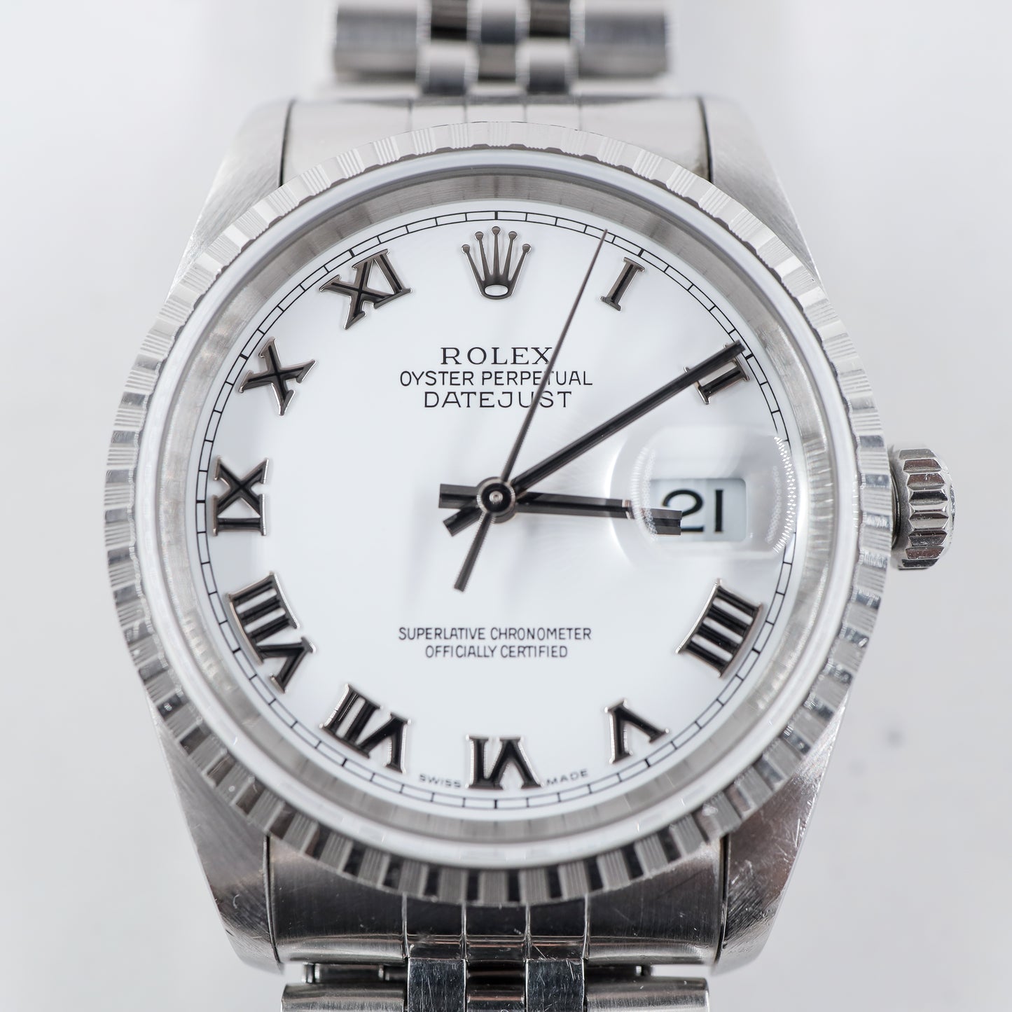 Rolex Datejust 16220 with Card and Paper