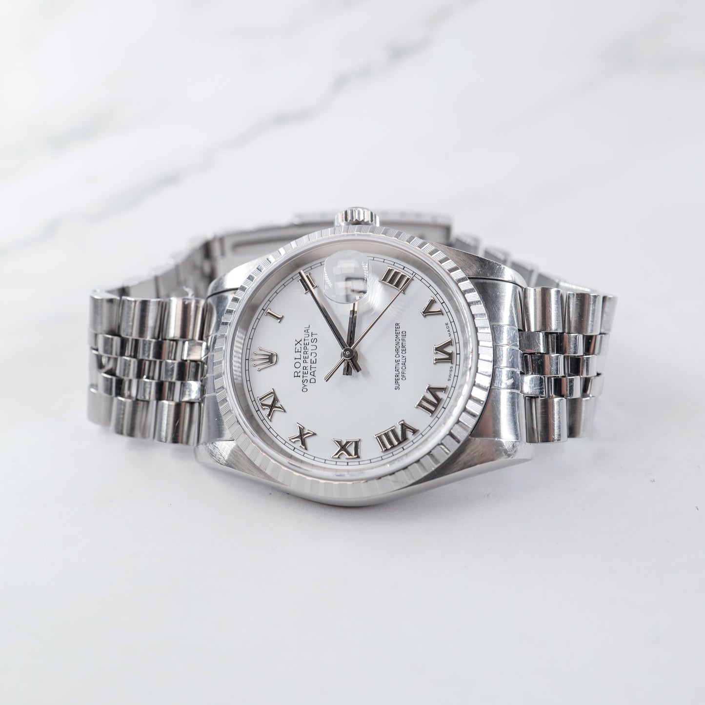 Rolex Datejust 16220 with Card and Paper