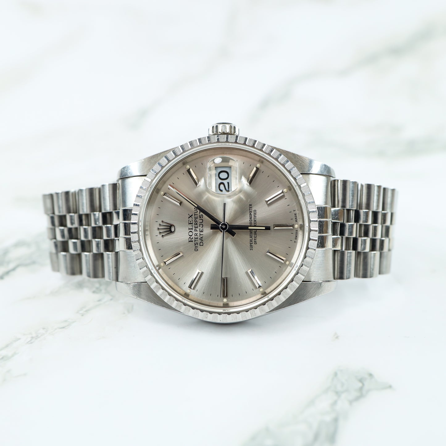 Rolex Datejust 16220 with Paper