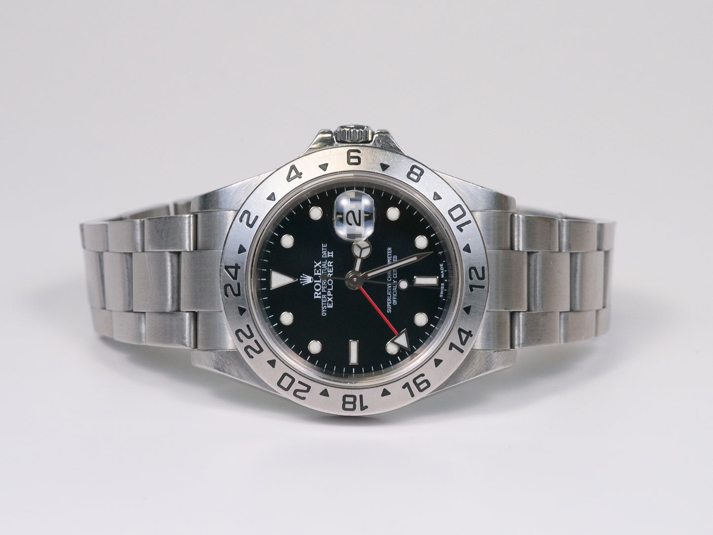 Rolex Explorer II 16570 with Papers