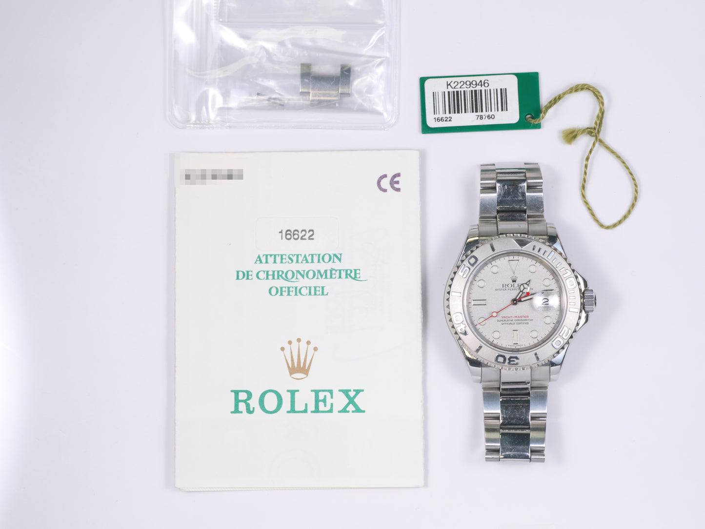 Rolex Yacht-Master 16622 with Papers
