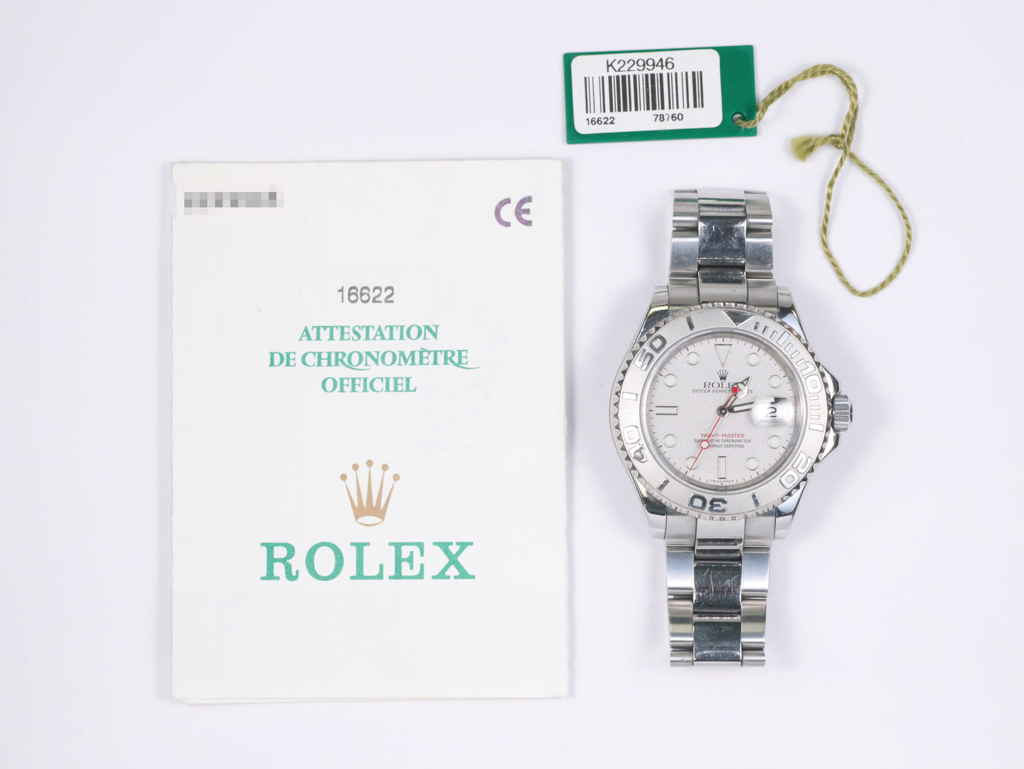 Rolex Yacht-Master 16622 with Papers