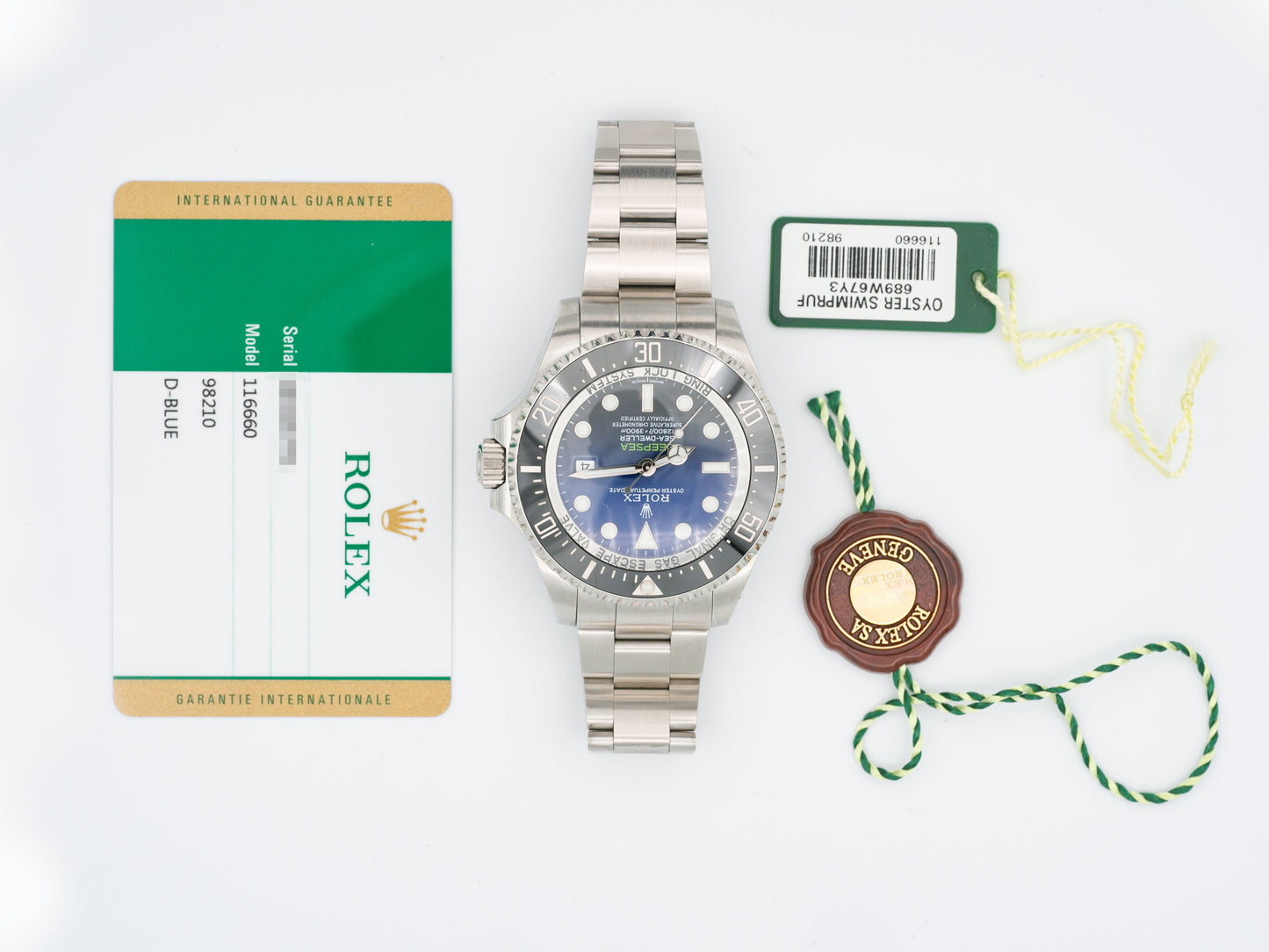 Rolex Sea-Dweller 116660 with Card