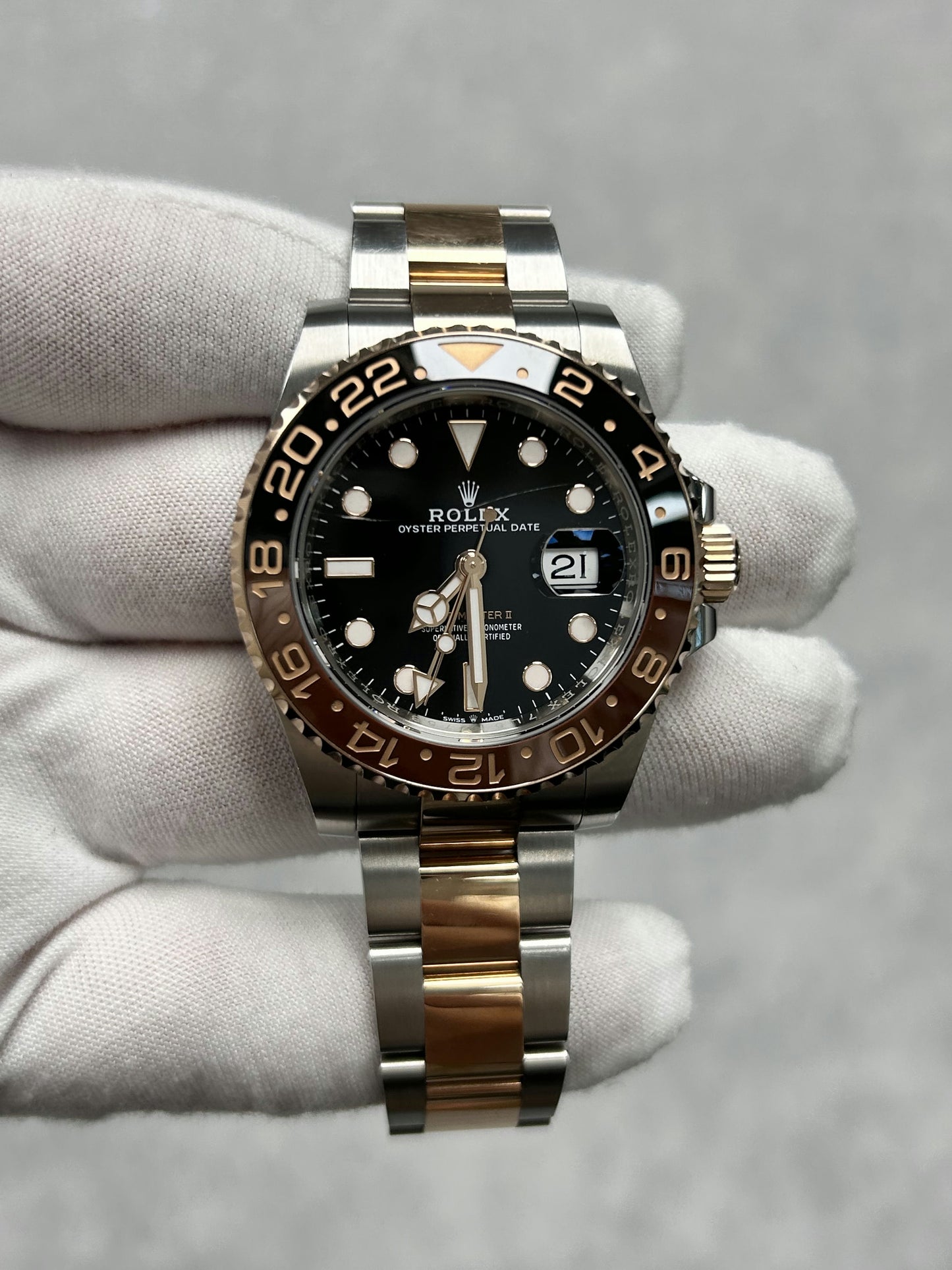 Rolex GMT-Master II 126711CHNR with Card