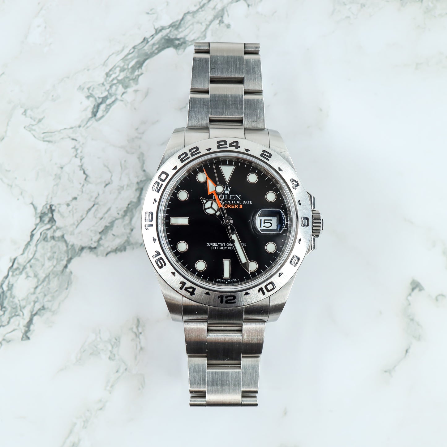 Rolex Explorer II 216570 with Card