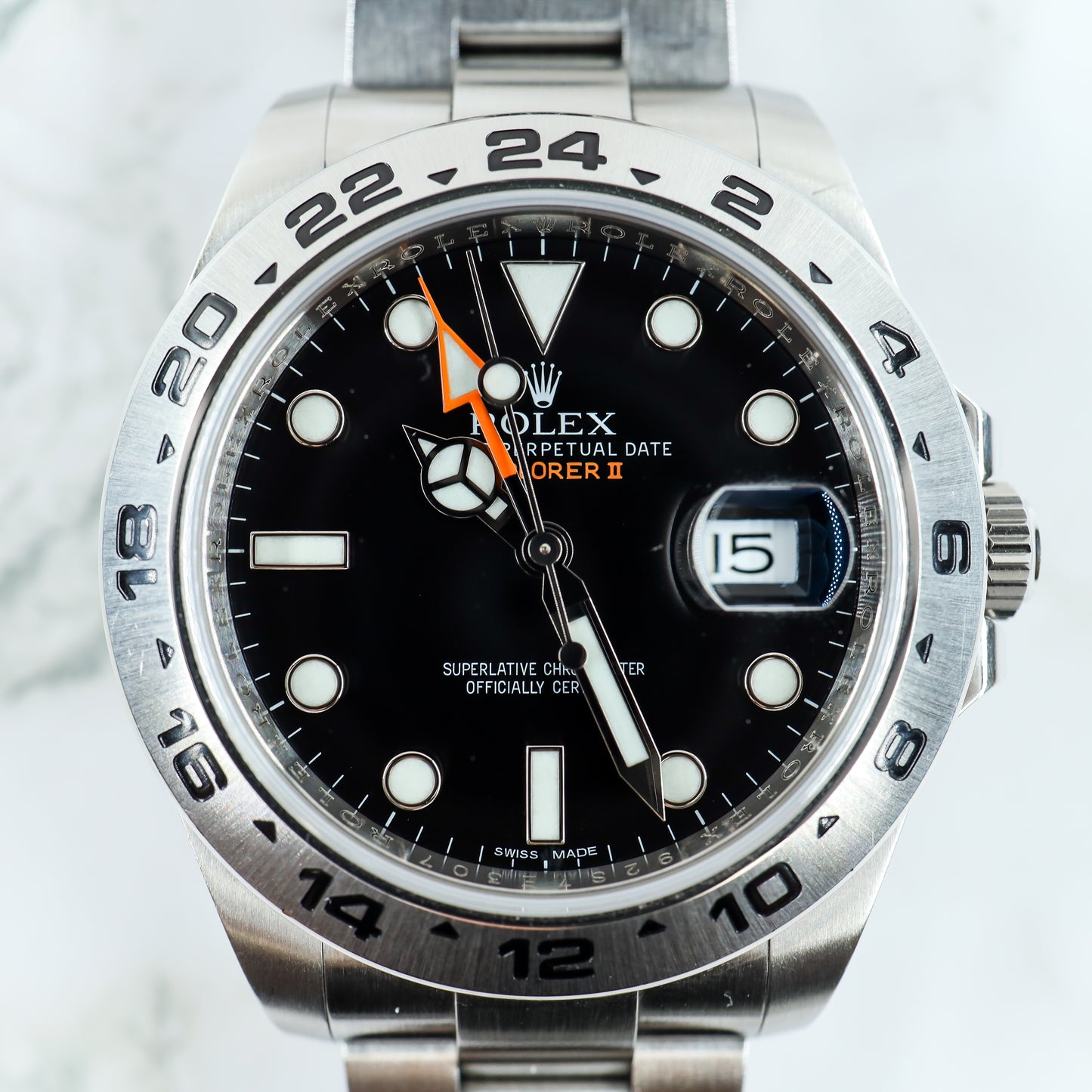 Rolex Explorer II 216570 with Card