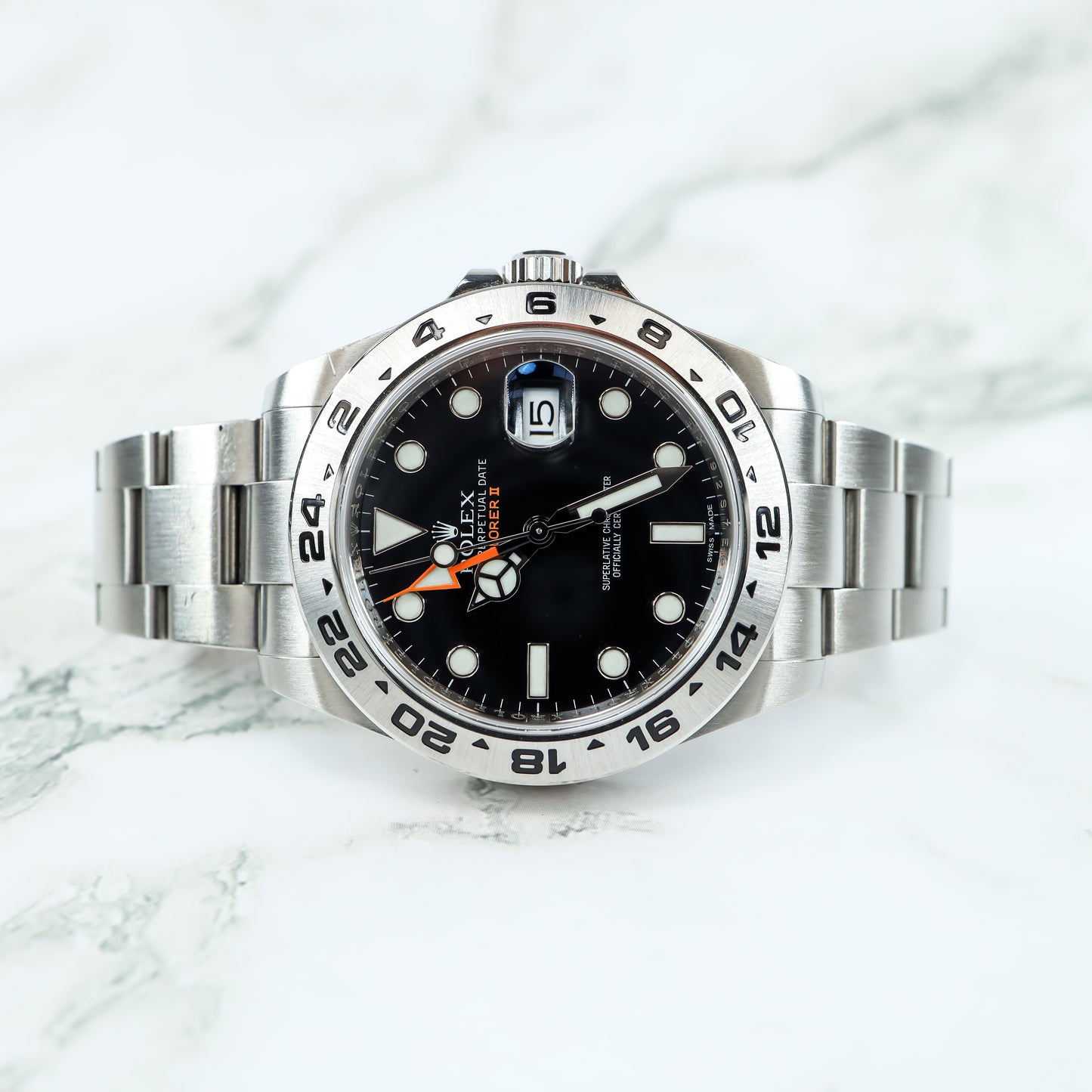 Rolex Explorer II 216570 with Card
