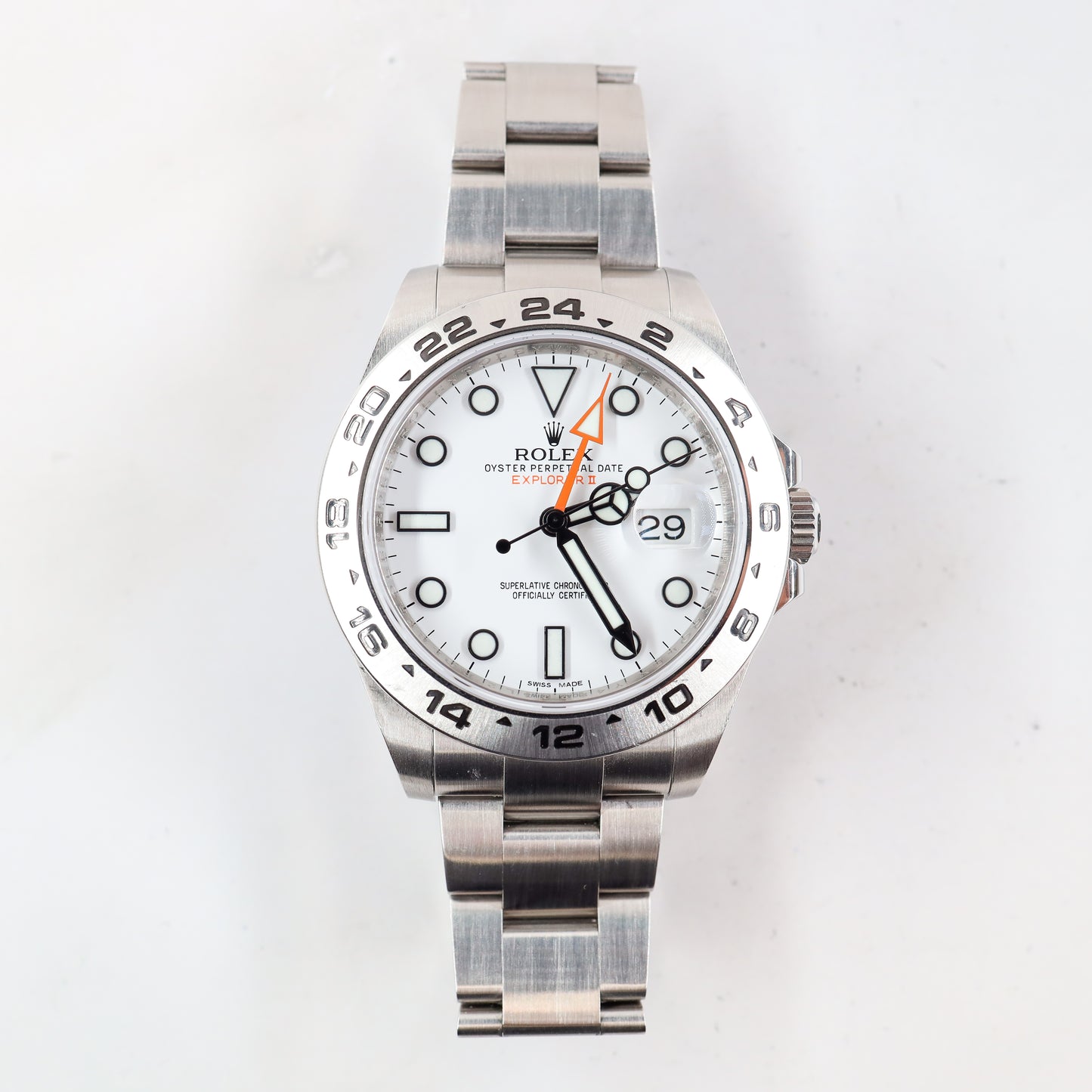 Rolex Explorer II 216570 with Card