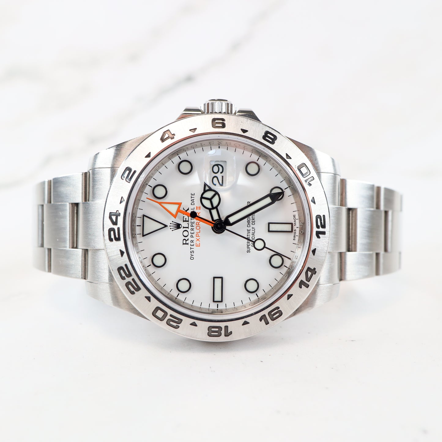 Rolex Explorer II 216570 with Card