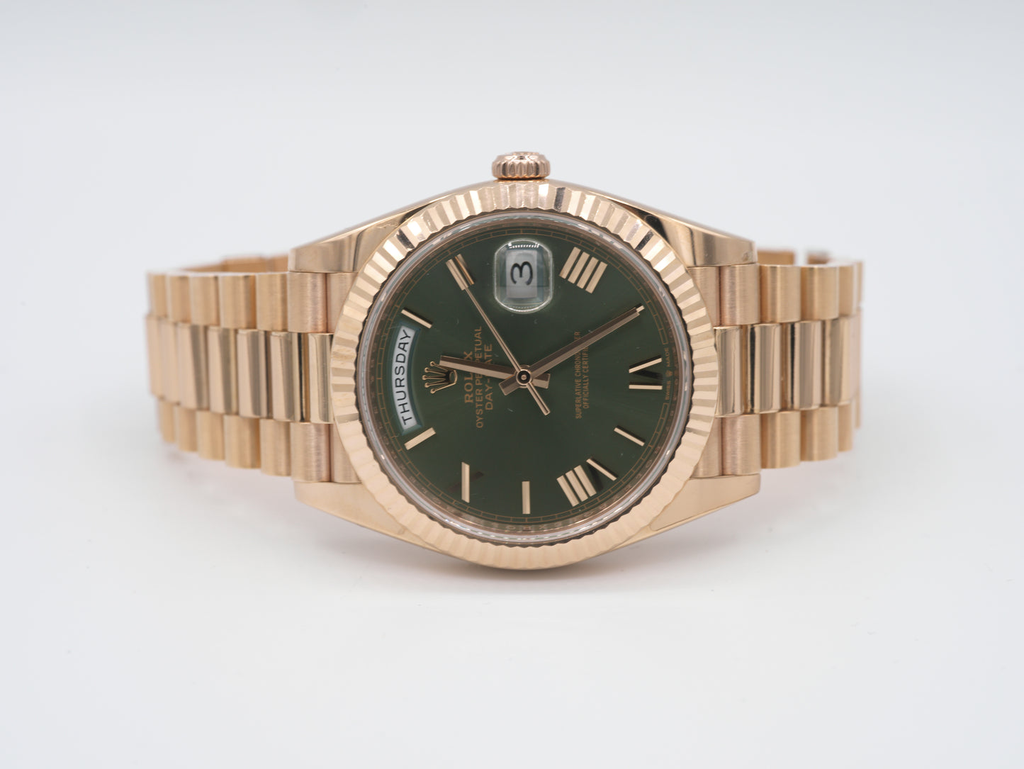 Rolex Day-Date 228235 with Card