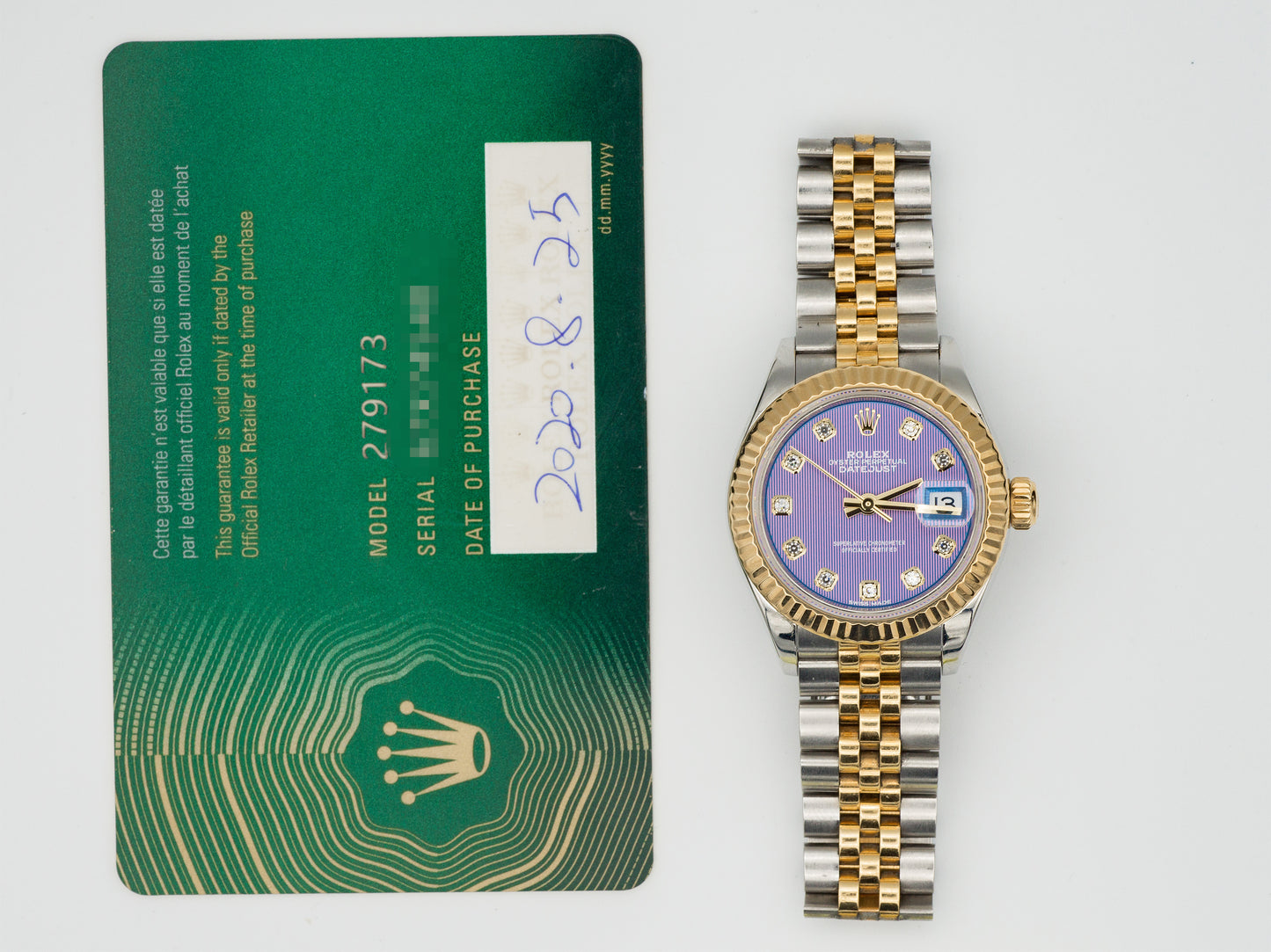 Rolex Datejust 279173 with Card