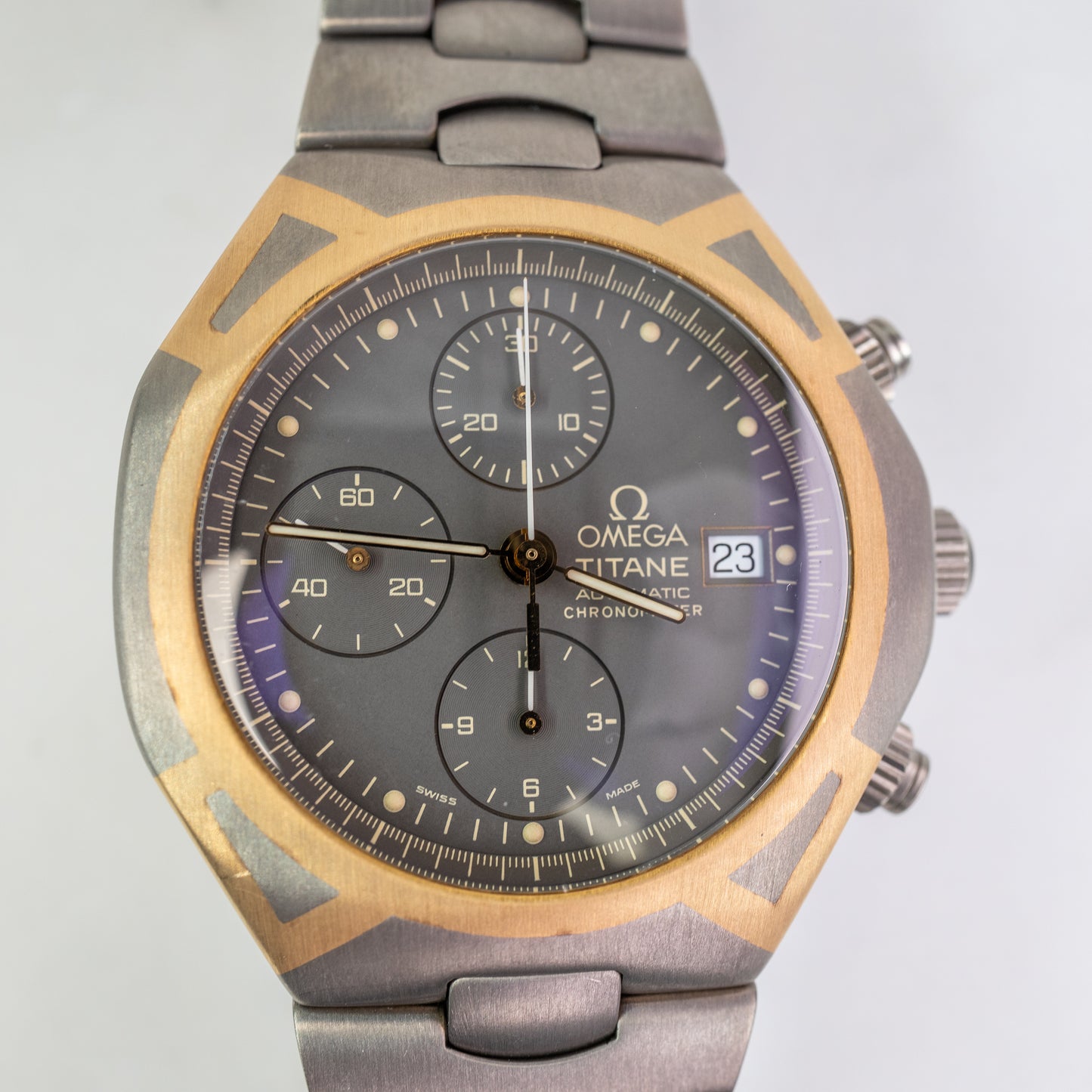 Omega Titane 378.0885 with Paper