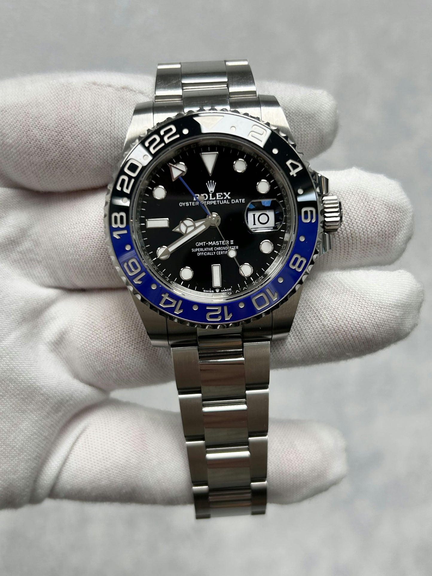 Rolex GMT-Master II 126710BLNR with Card