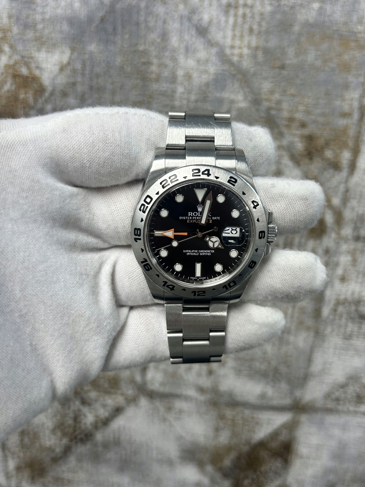 Rolex Explorer II 216570 with Card