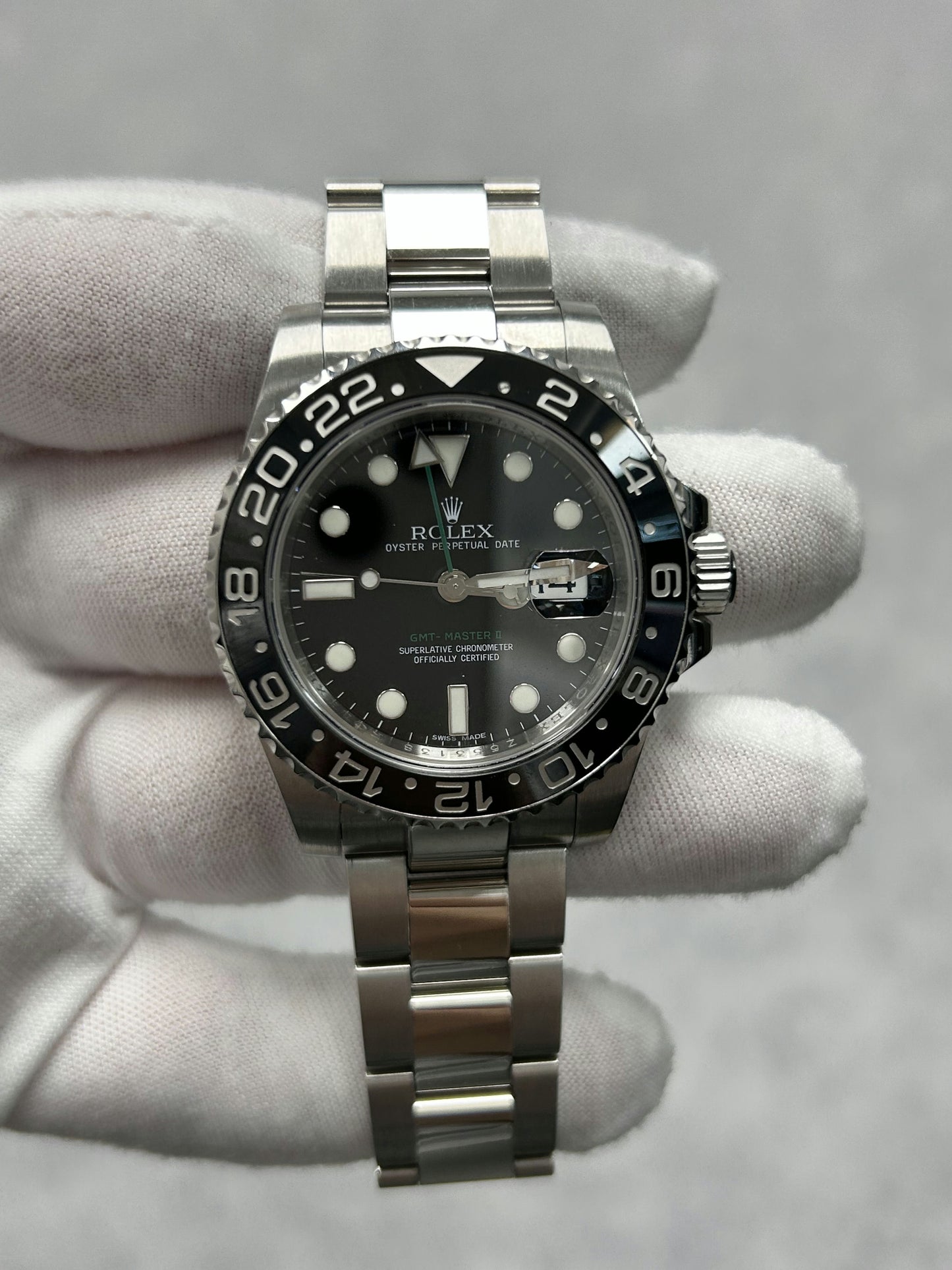 Rolex GMT-Master II 116710LN with Card