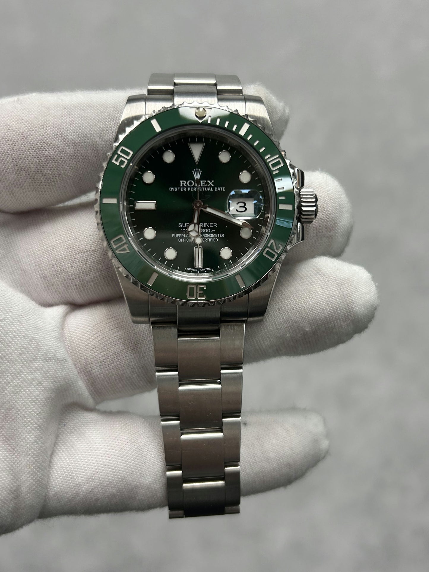 Rolex Submariner Date 116610LV with Card
