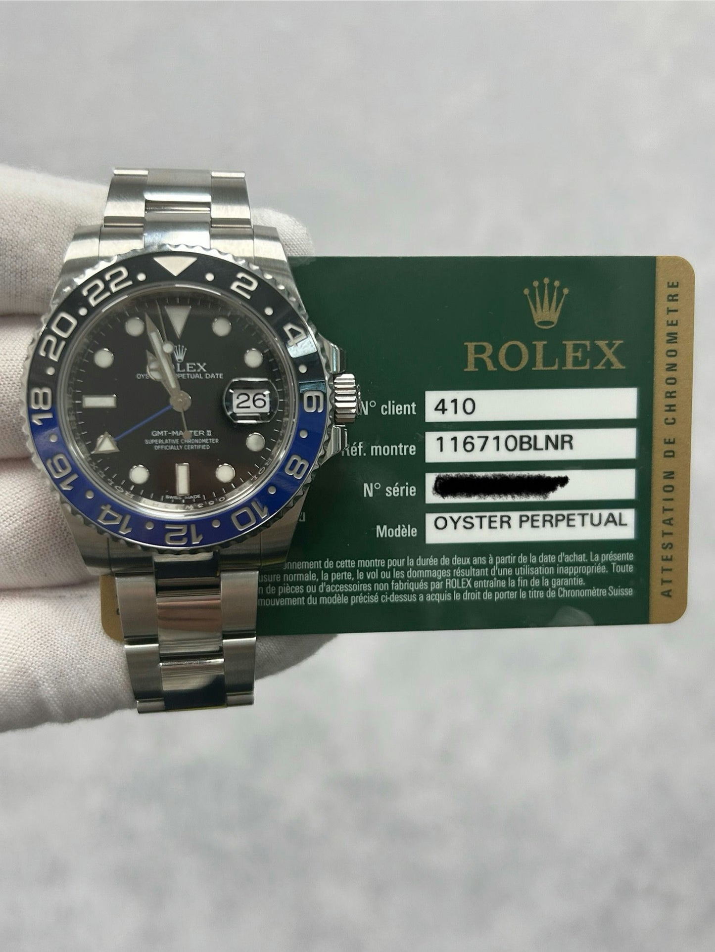 Rolex GMT-Master II 116710BLNR
