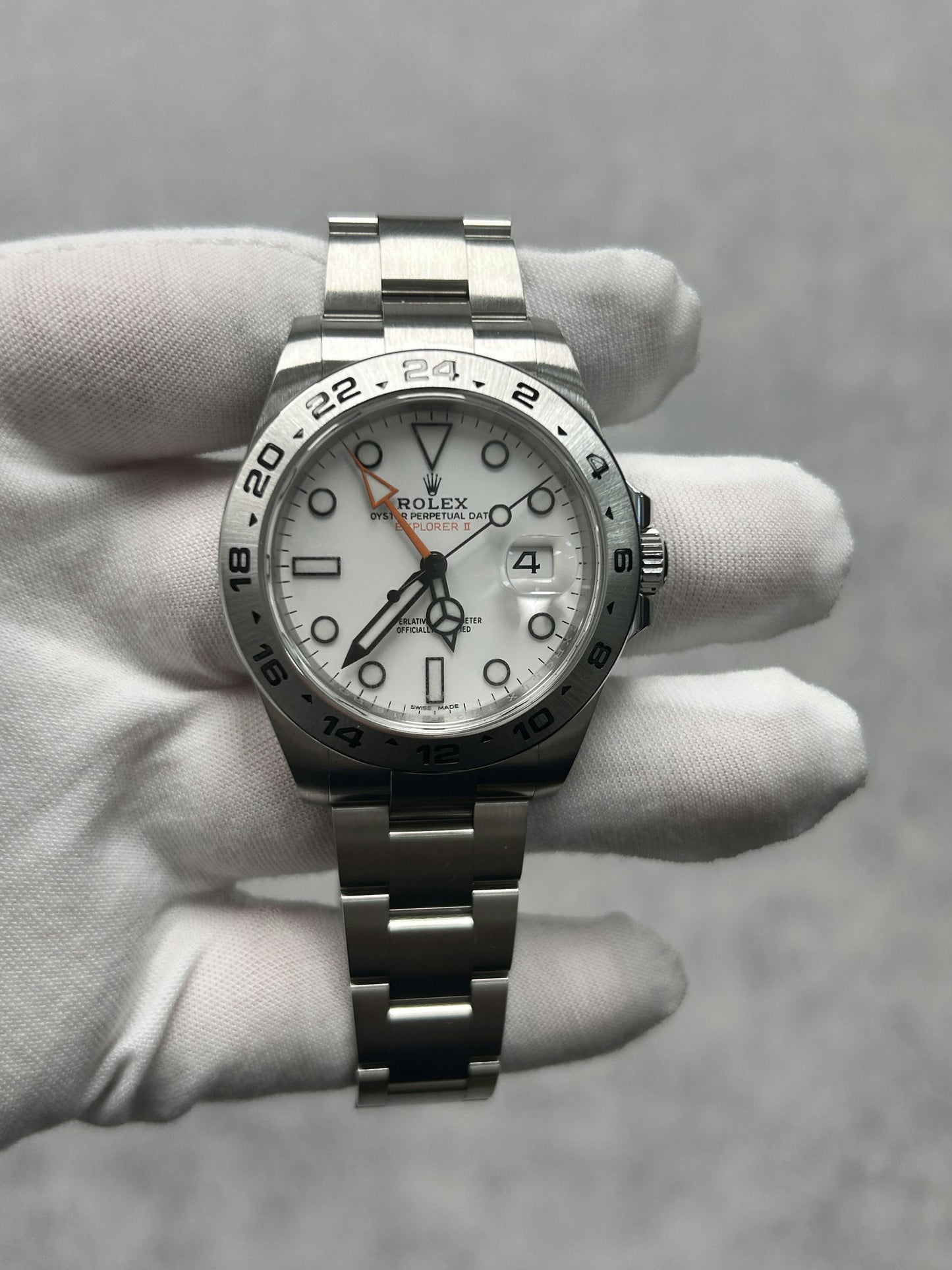 Rolex Explorer II 216570 with Card