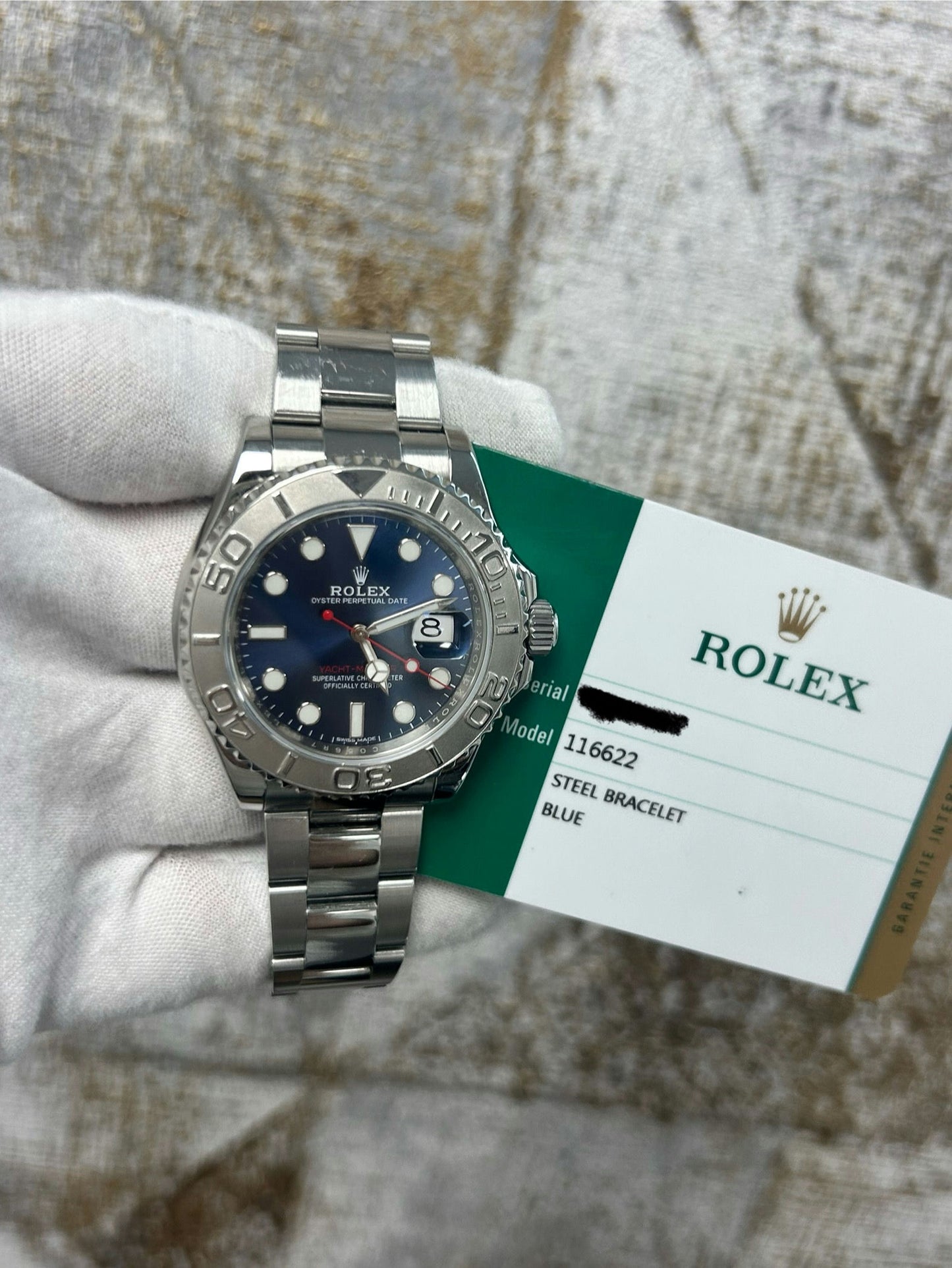 Rolex Yacht-Master 116622 with Card