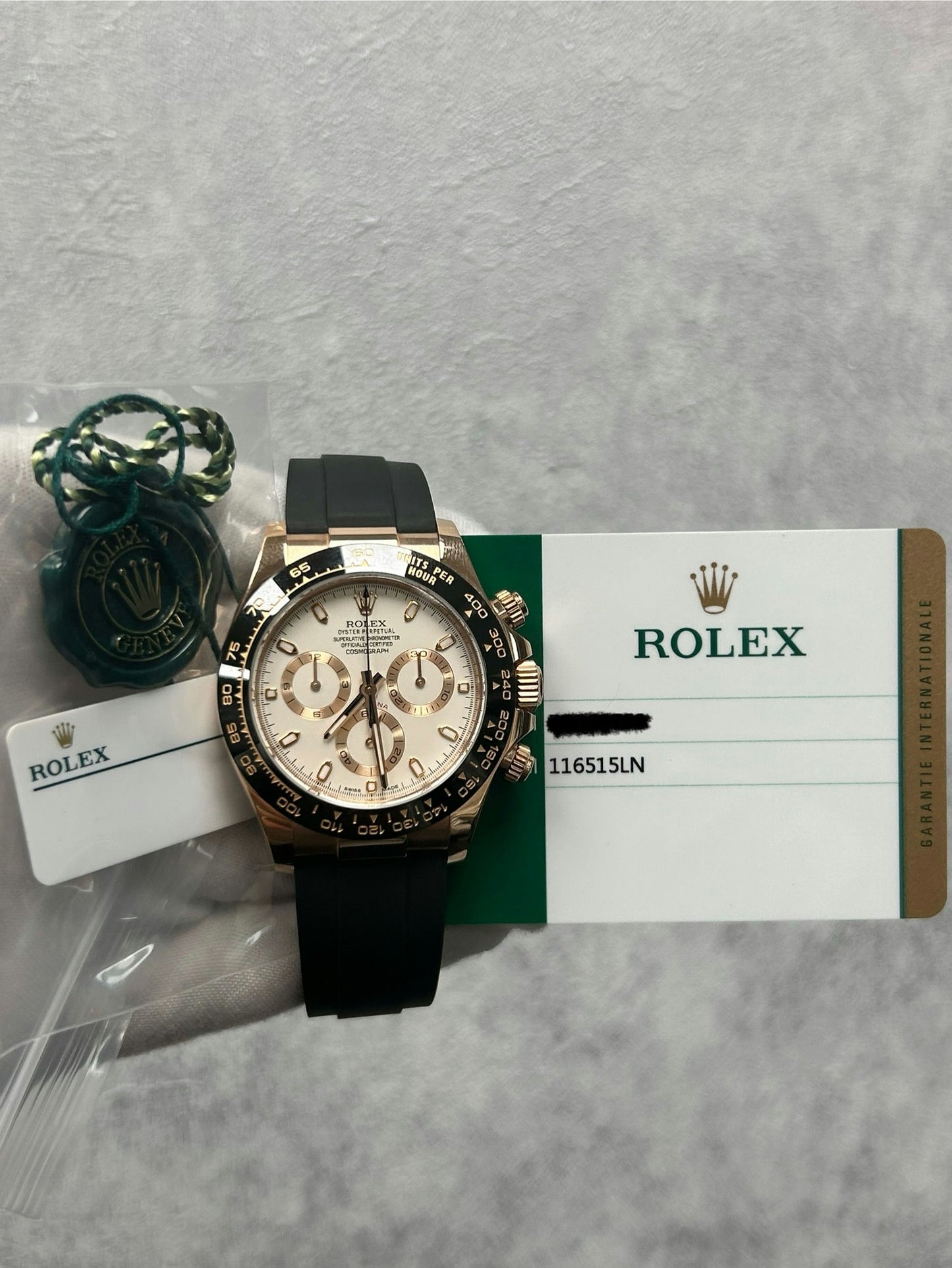 Rolex Daytona 116515LN with Card