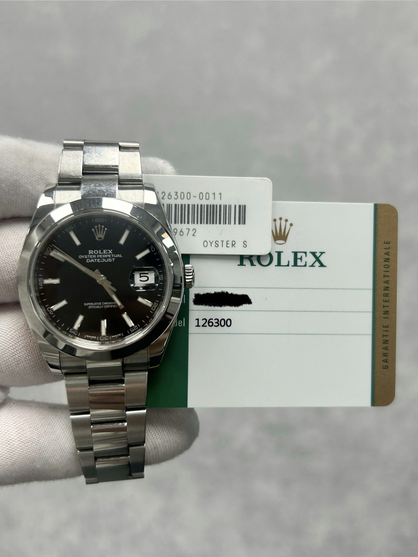 Rolex Datejust 41 126300 with Card
