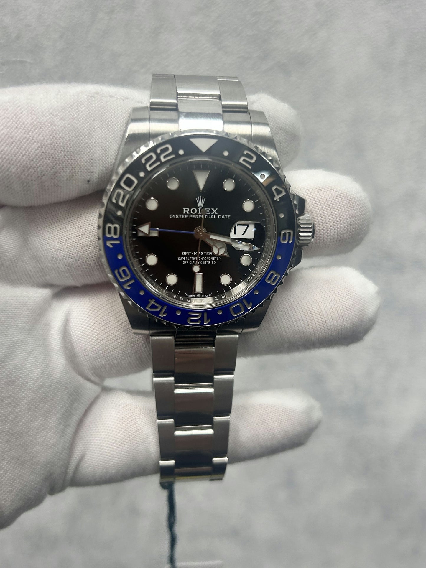 Rolex GMT-Master II 126710BLNR with Card
