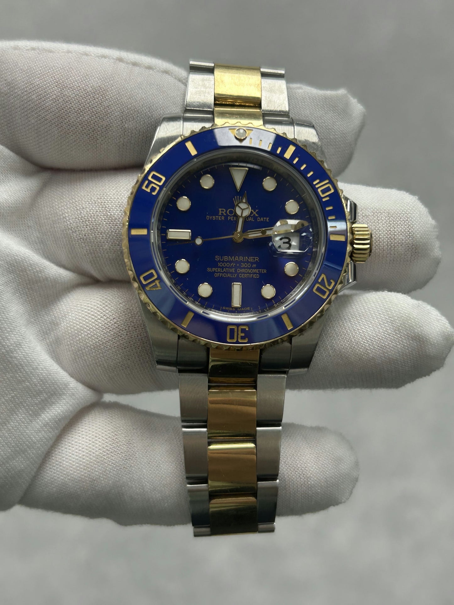 Rolex Submariner Date 116613LB with Card
