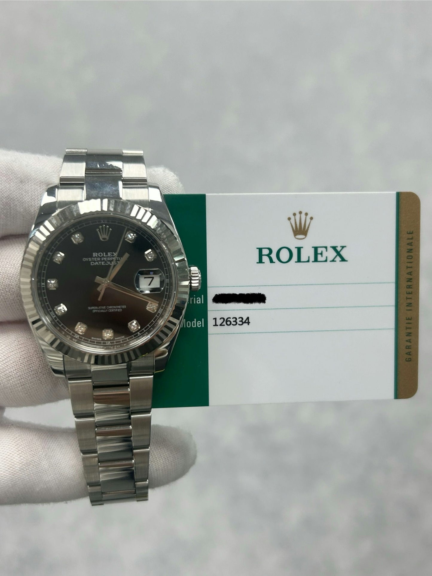 Rolex Datejust 41 126334 with Card