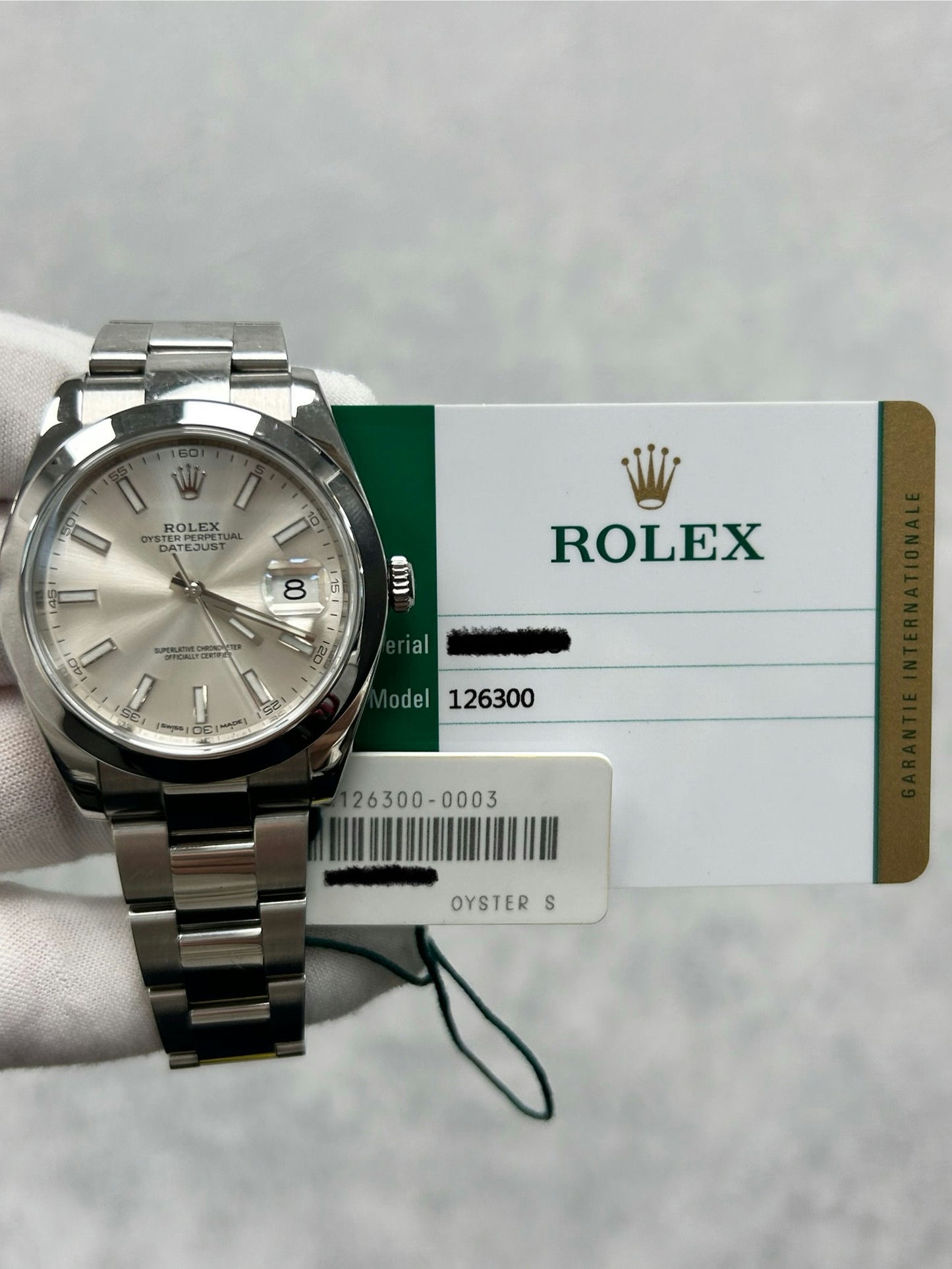 Rolex Datejust 41 126300 with Card