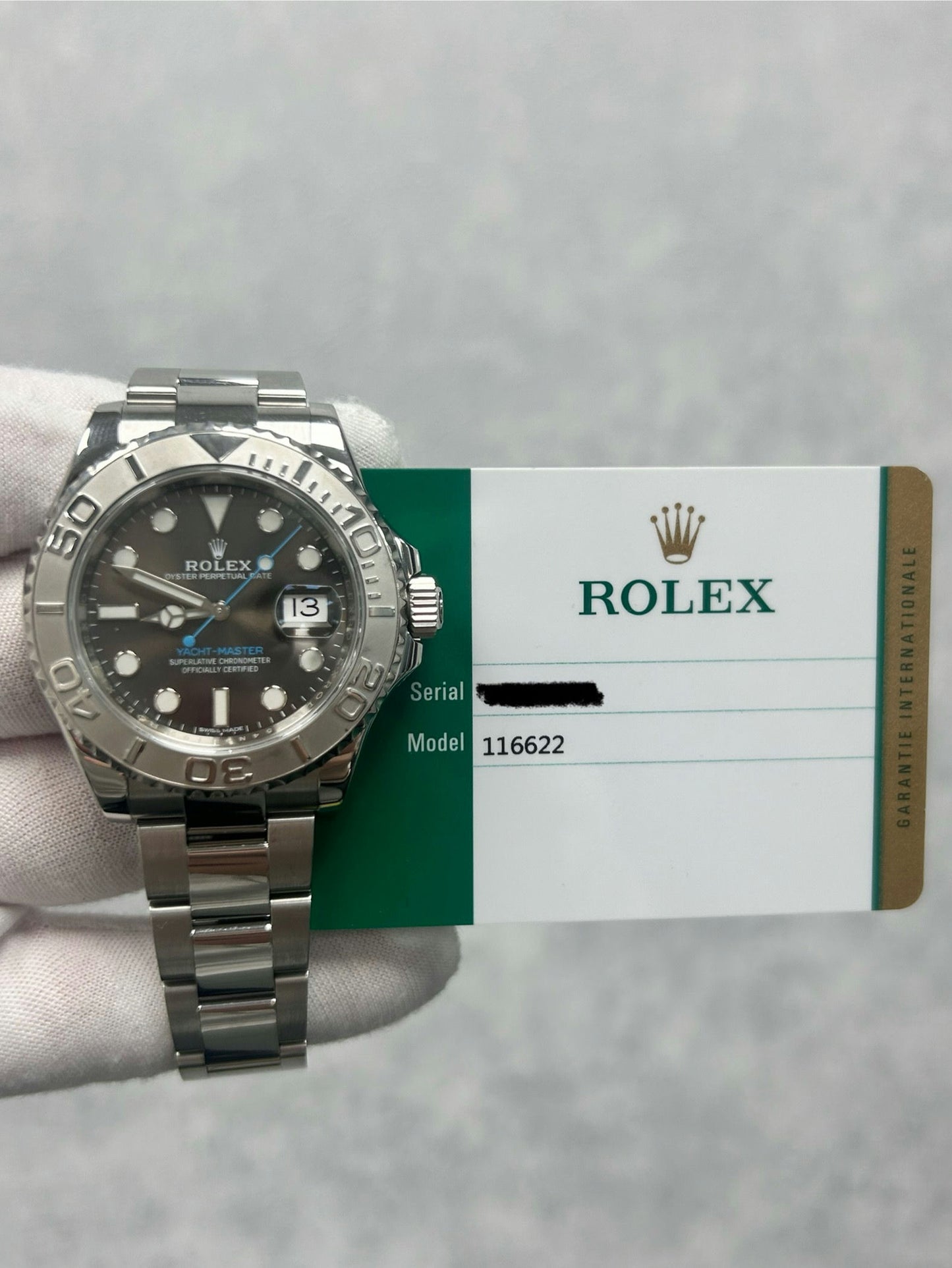 Rolex Yacht-Master 116622 with Card