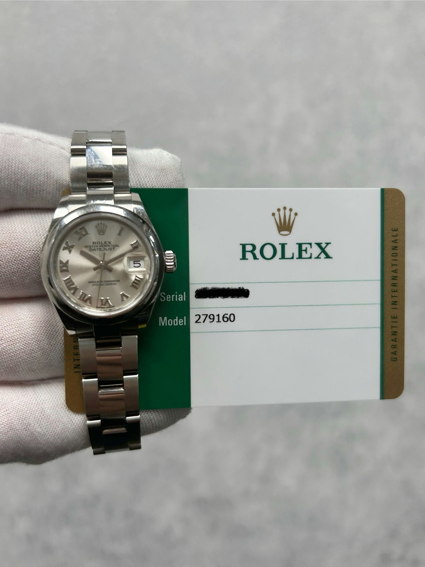 Rolex Lady-Datejust 279160 with Card