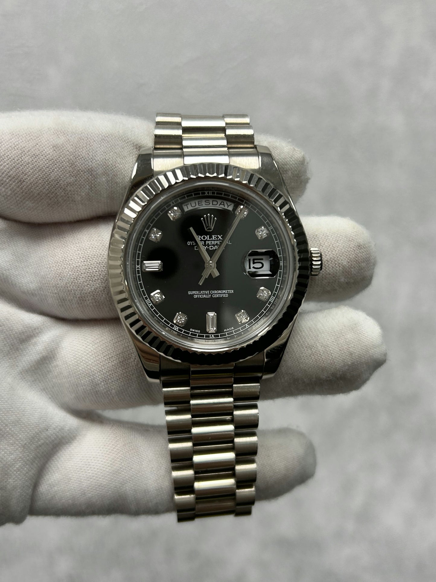 Rolex Day-Date 218239 with Card