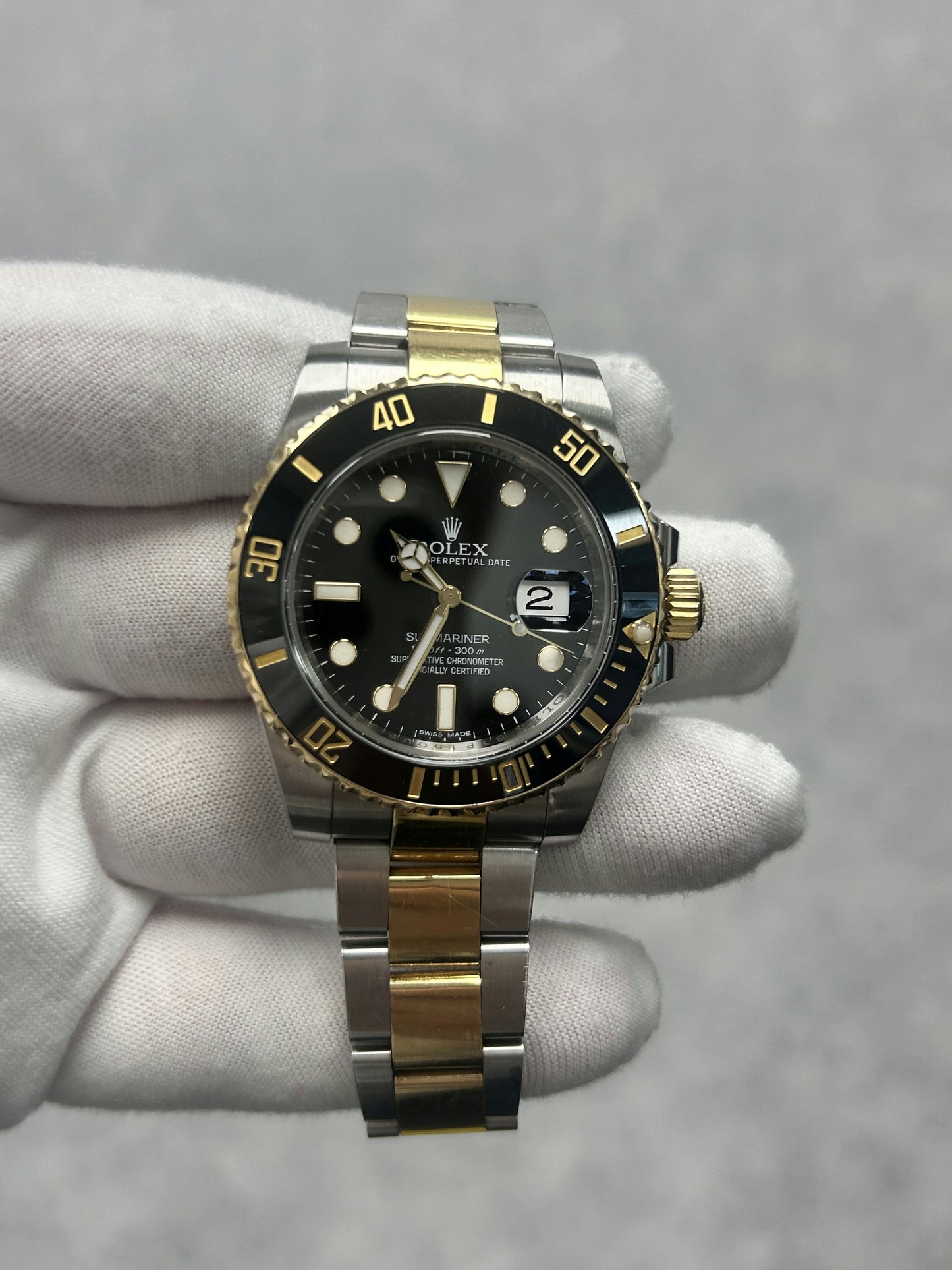 Rolex Submariner Date 116613LN with Card