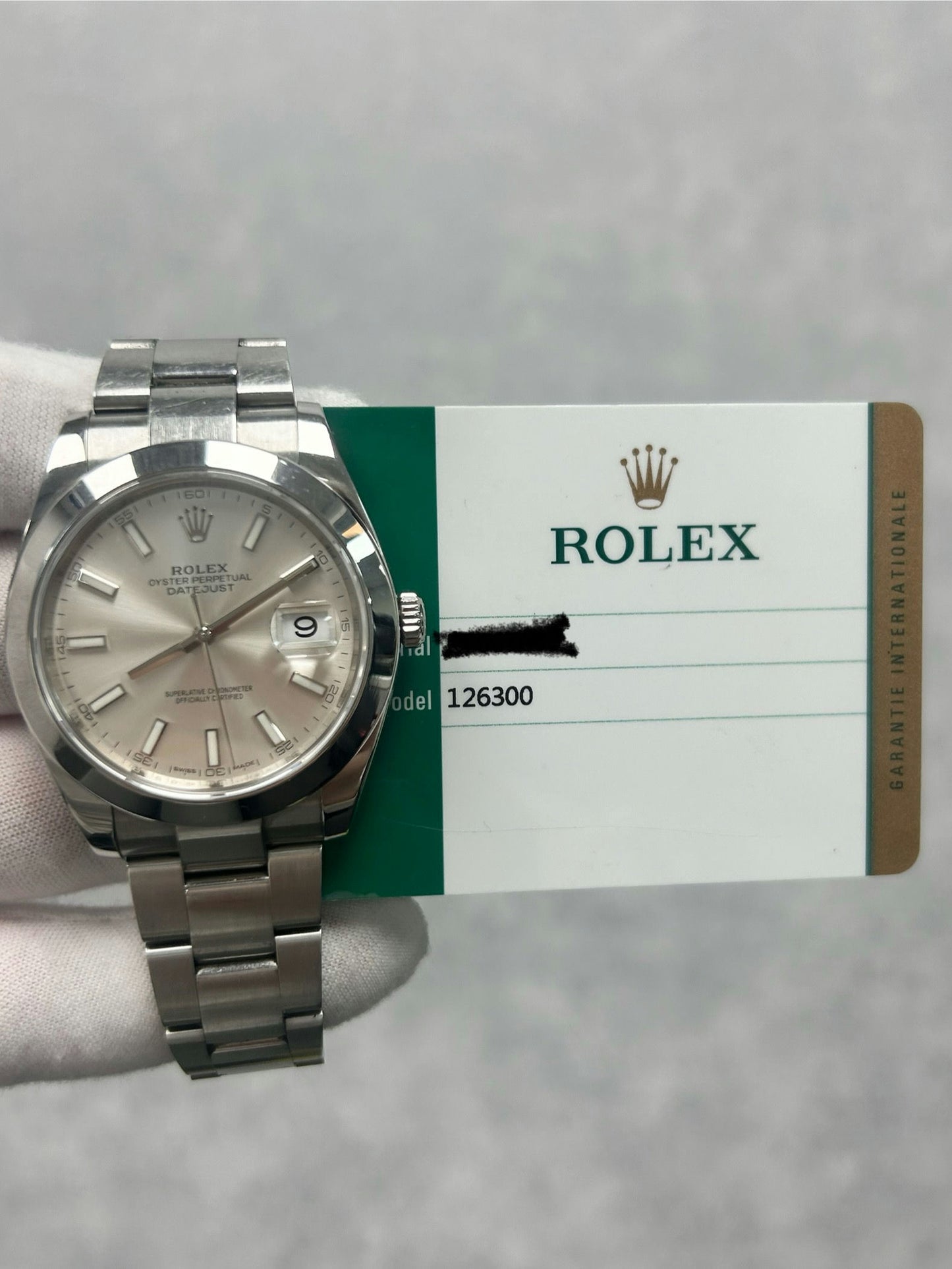 Rolex Datejust 41 126300 with Card