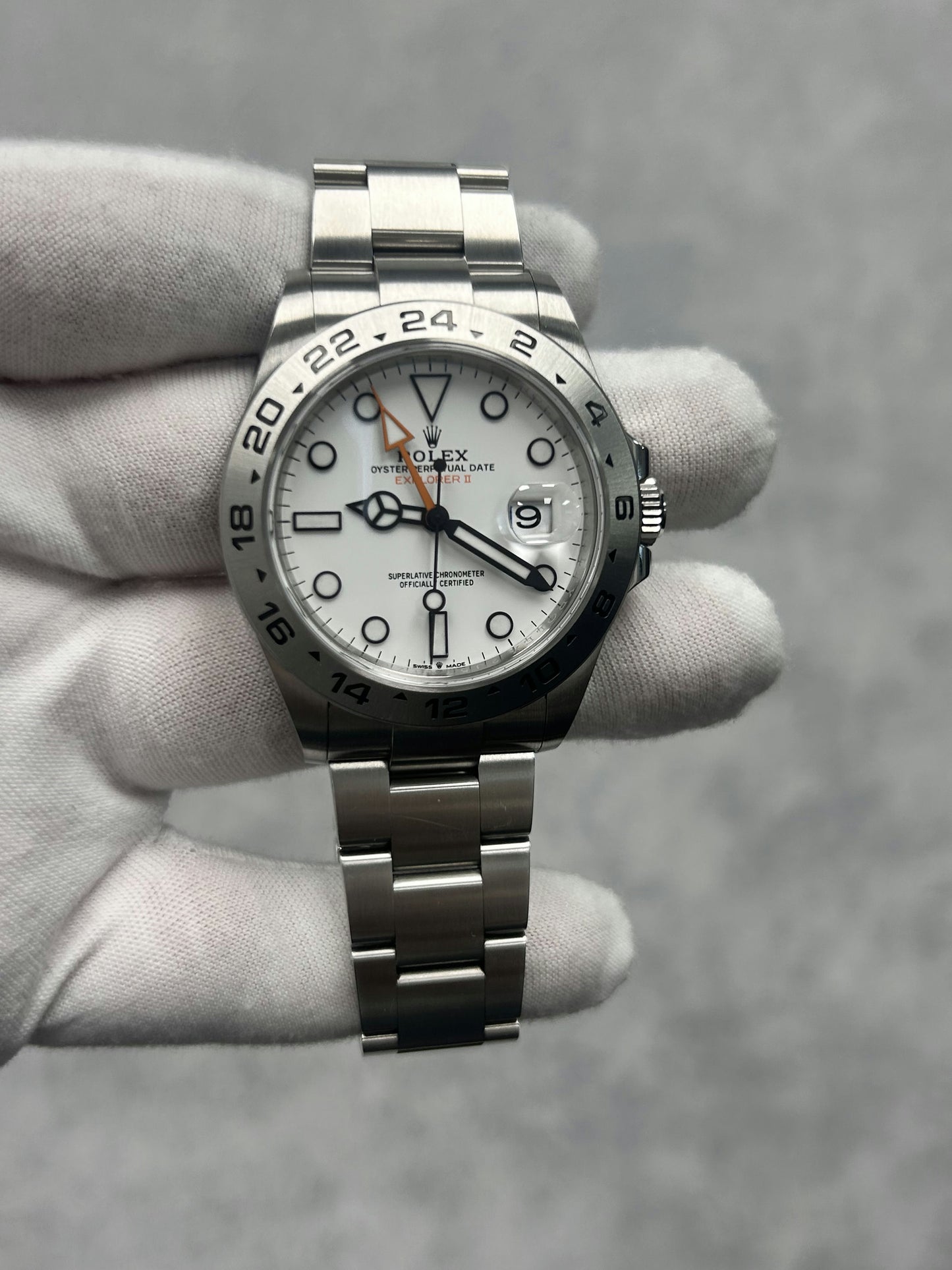 Rolex Explorer II 226570 with Card and White Tag