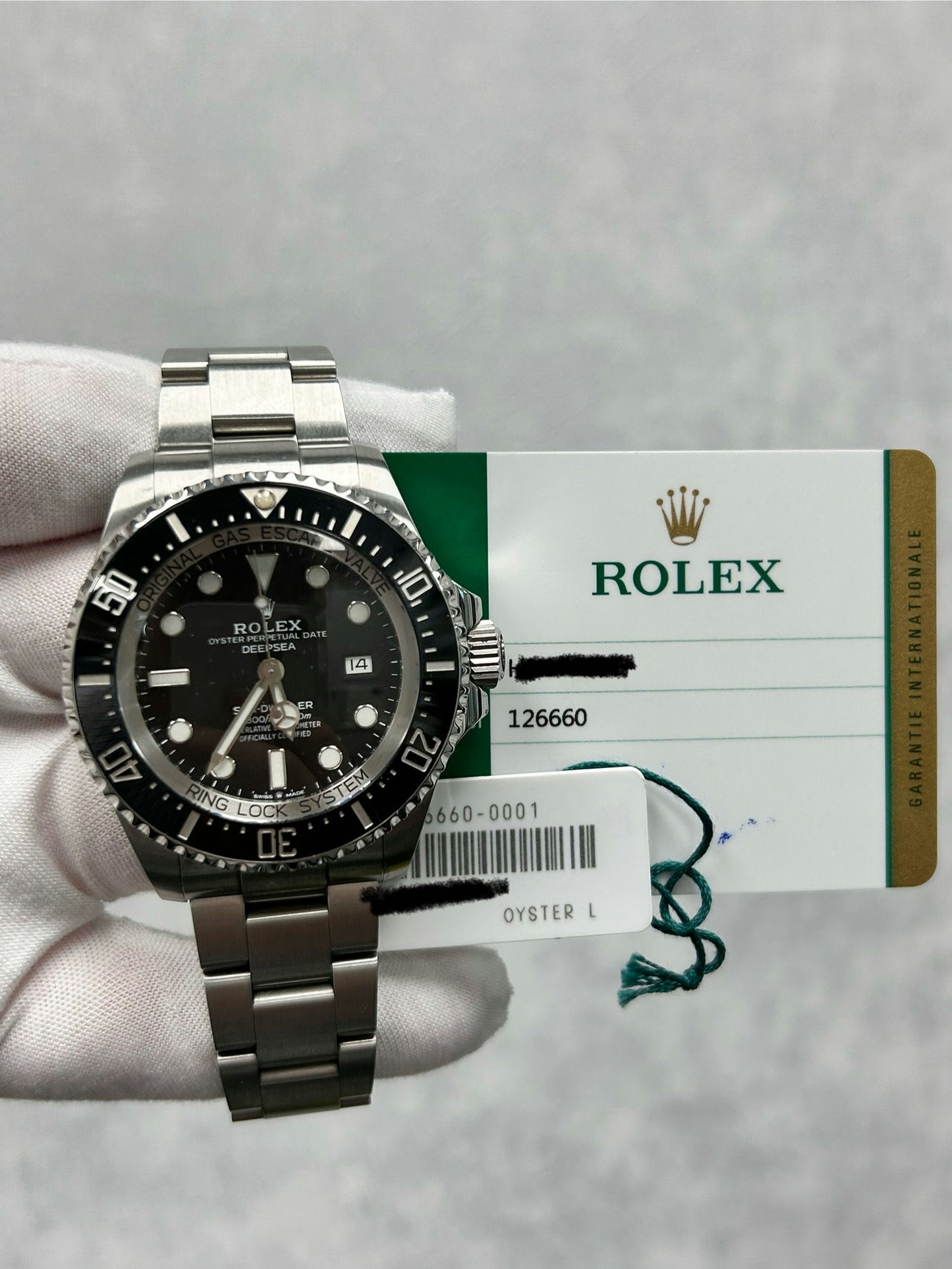 Rolex Sea-Dweller 126660 with Card