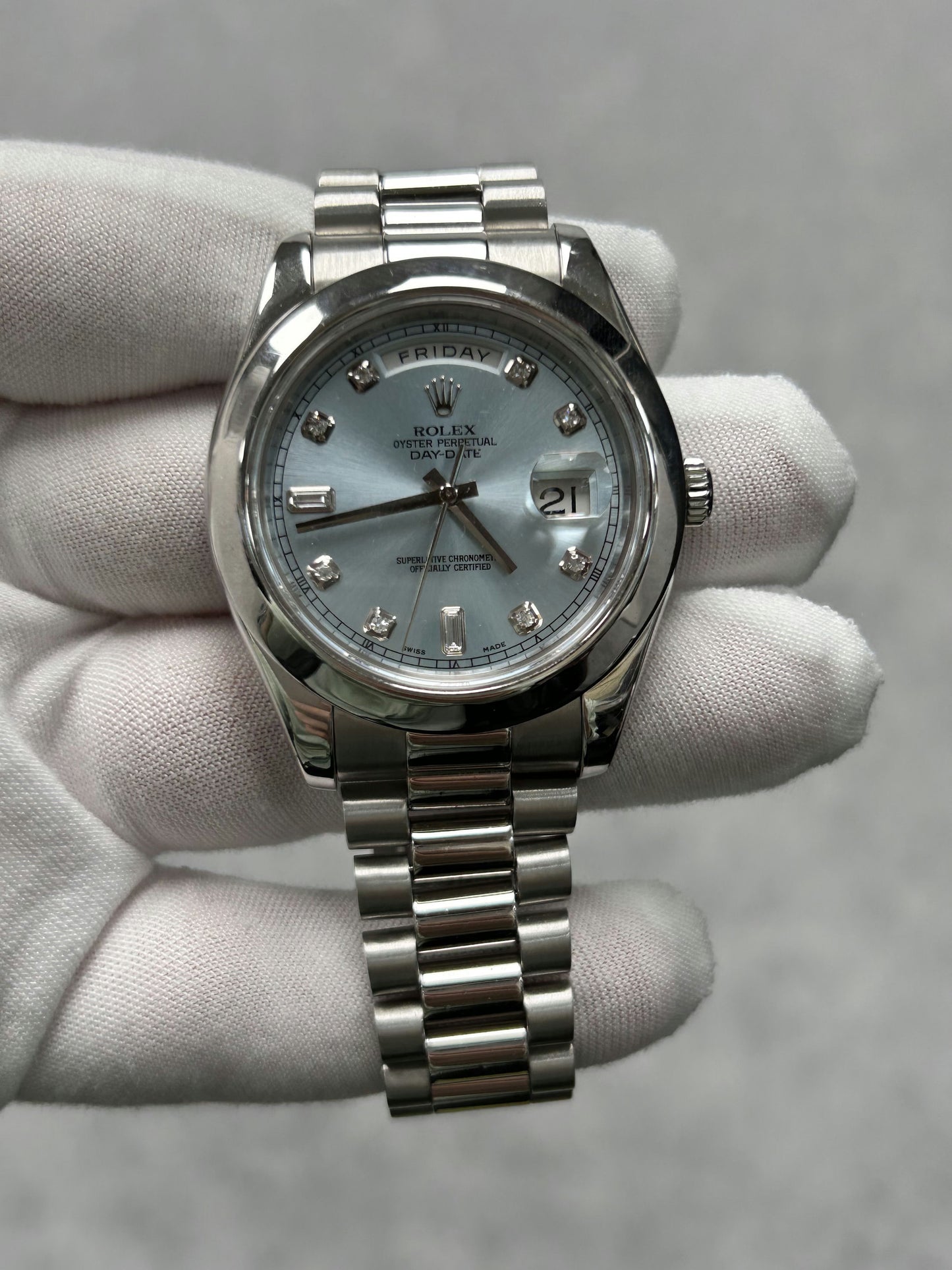 Rolex Day-Date 218206 with Card