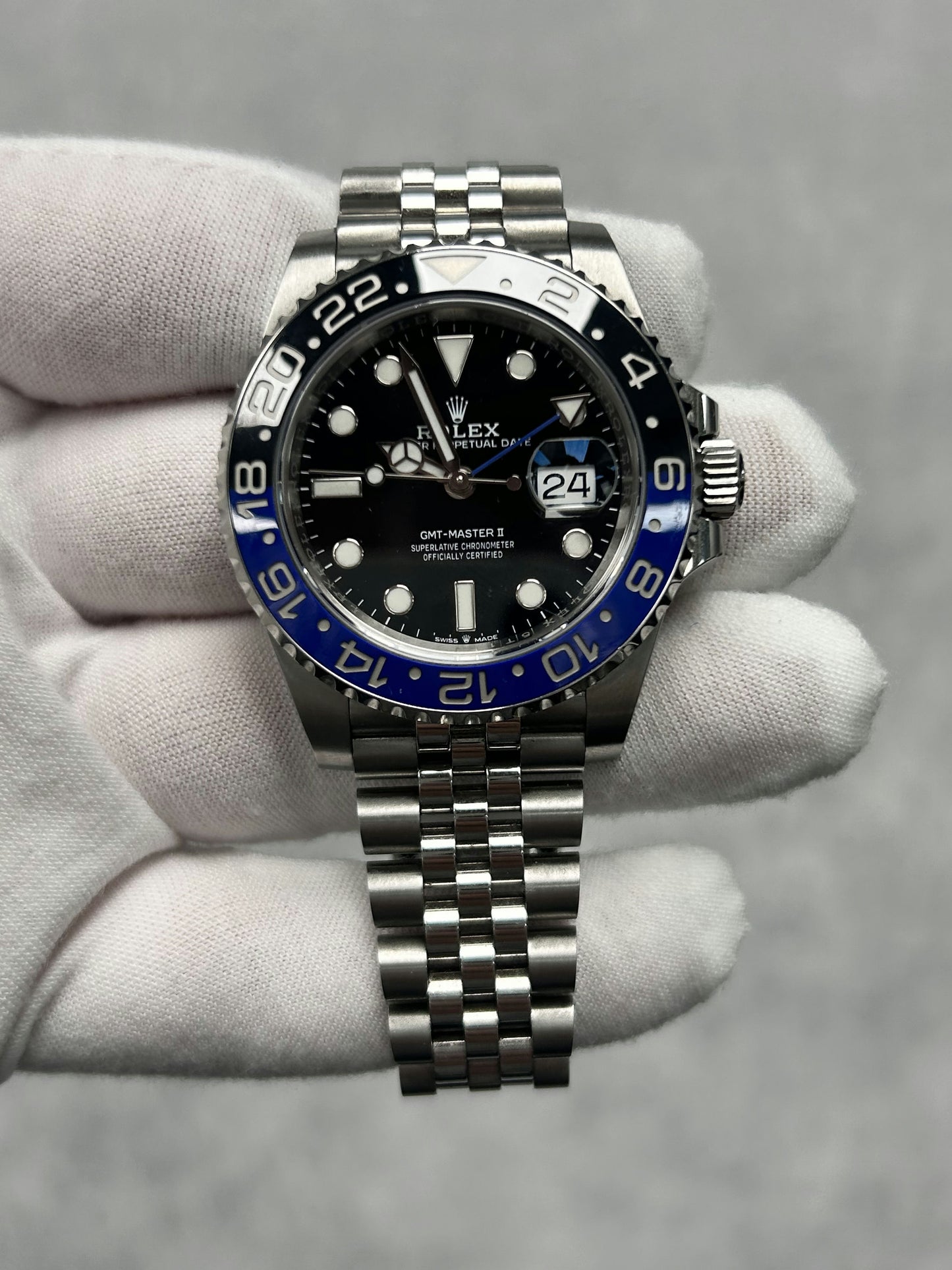 Rolex GMT-Master II 126710BLNR with Card